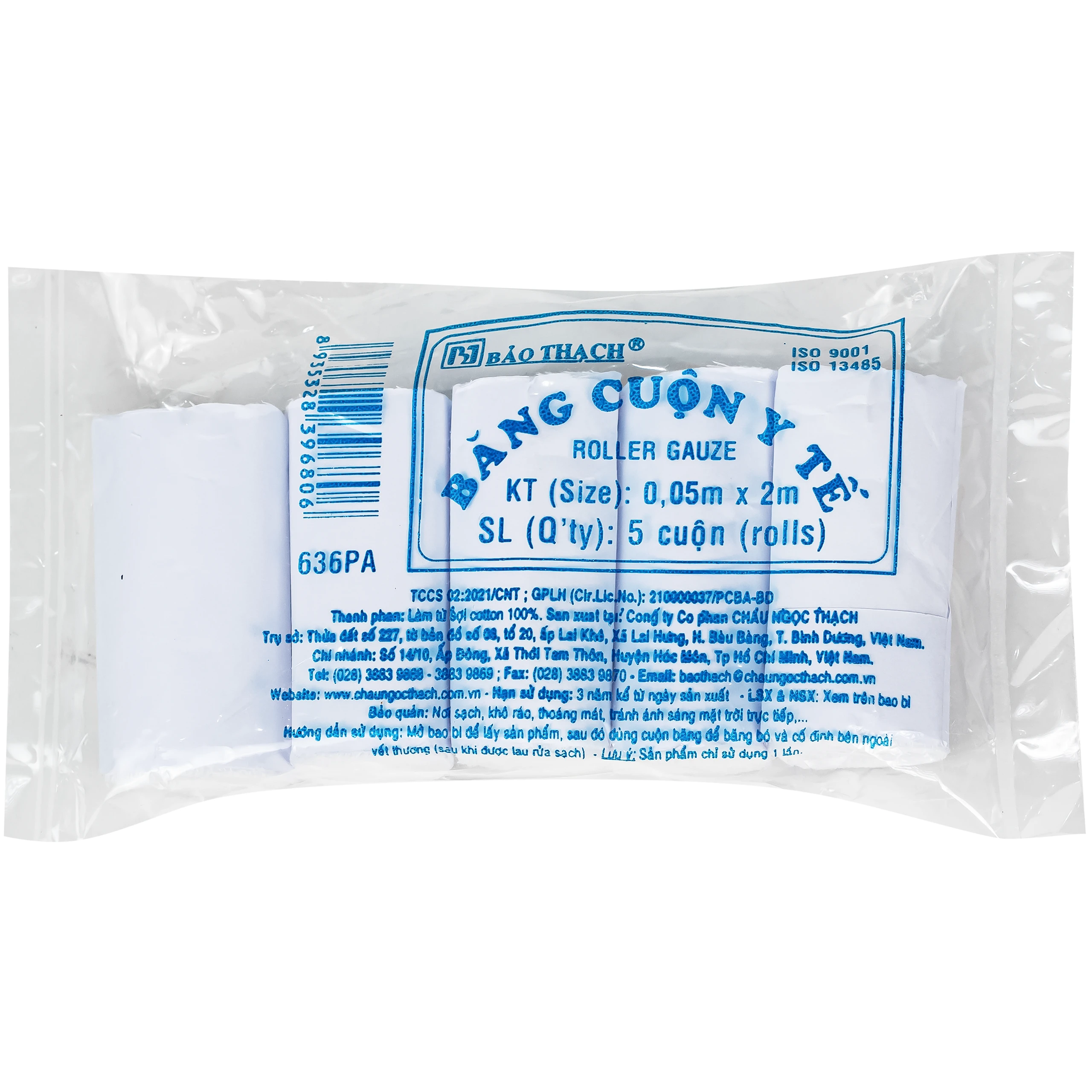 Băng cuộn Bảo Thạch 0.05x2m (5 cuộn) 1