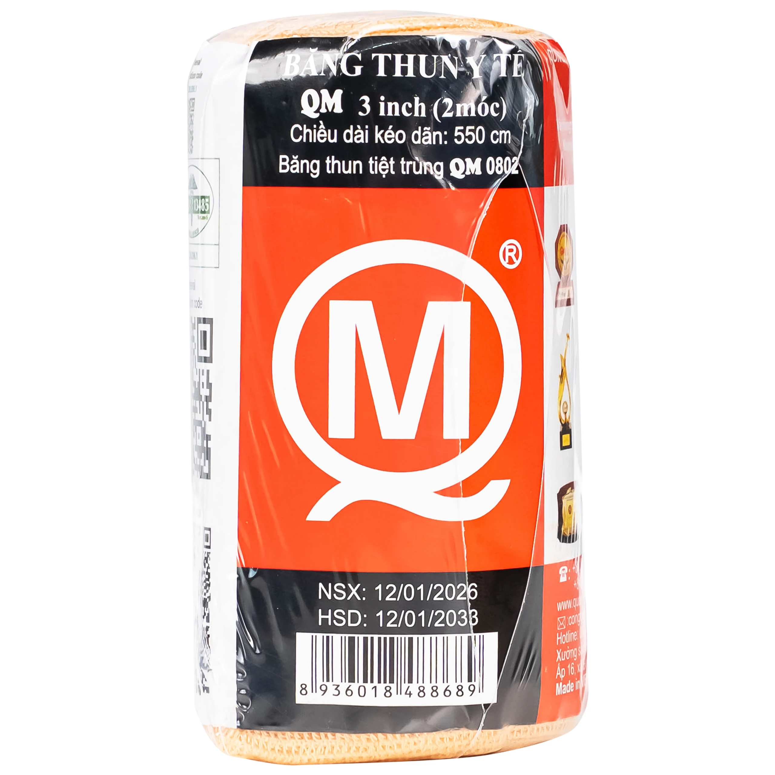 Băng thun 2 móc Quang Mậu (12 cuộn) 2