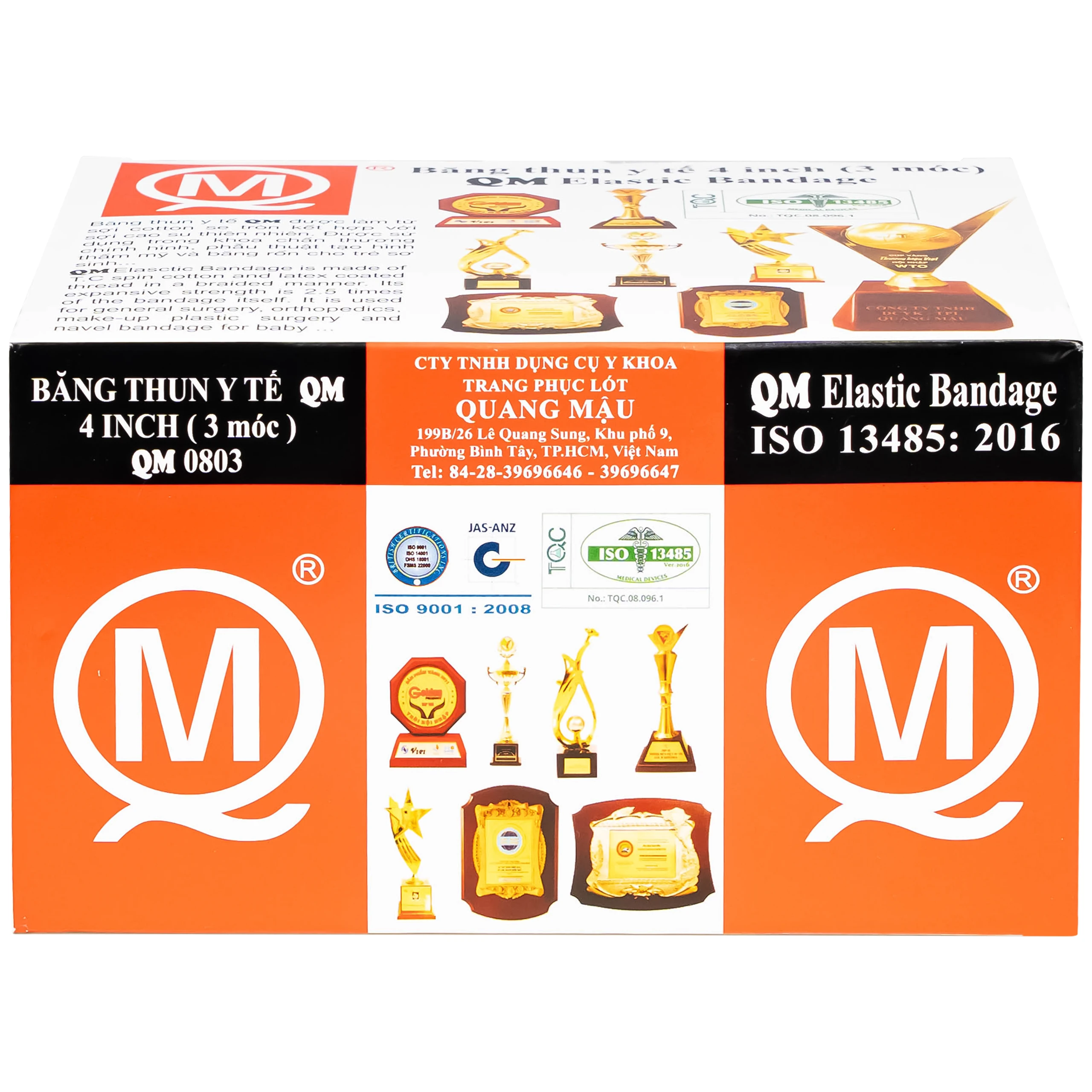 Băng thun 3 móc Quang Mậu (12 cuộn) 3
