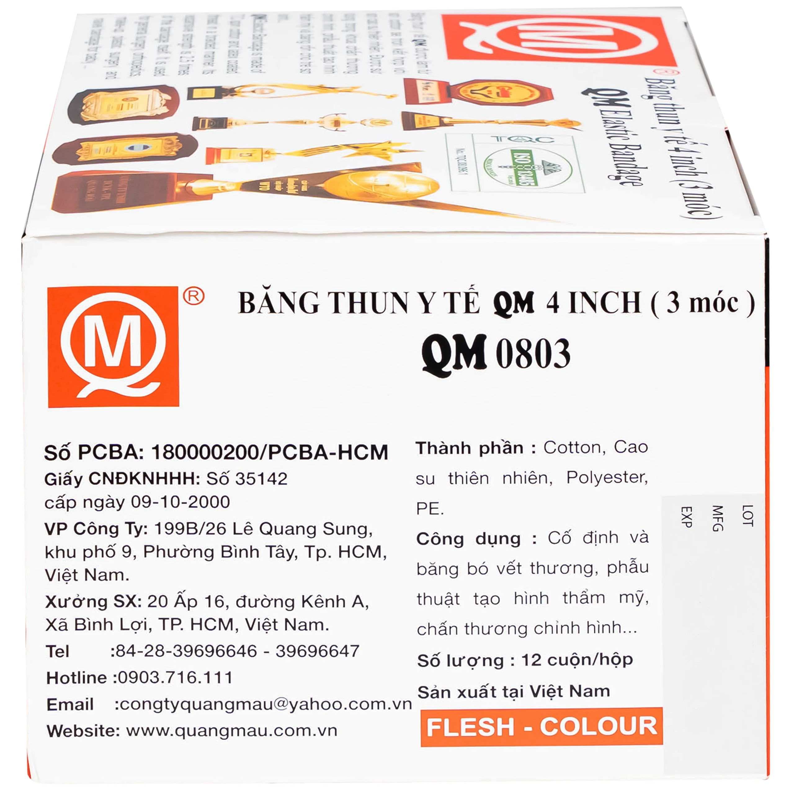 Băng thun 3 móc Quang Mậu (12 cuộn) 4