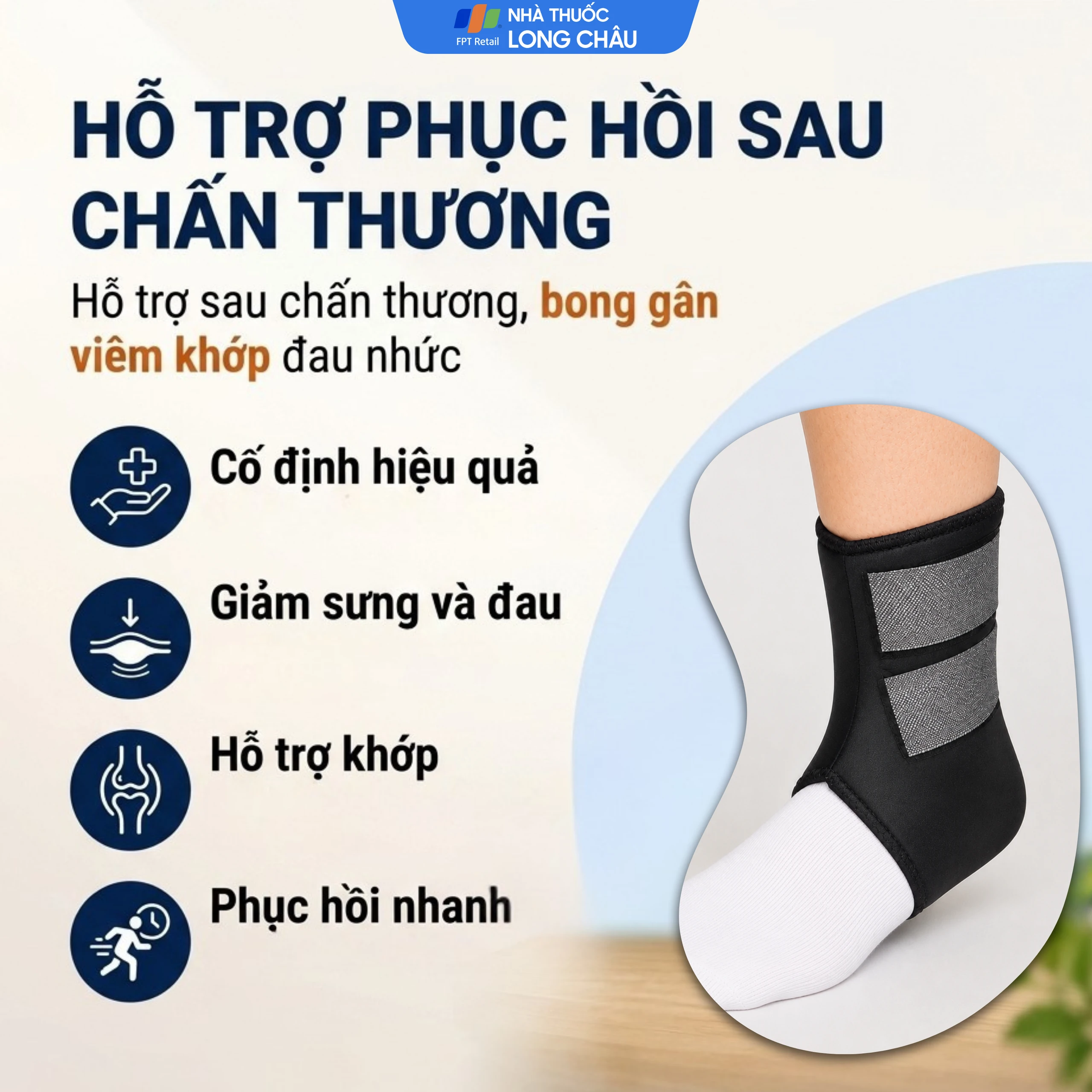 Băng thun cổ chân Gia Hưng 5