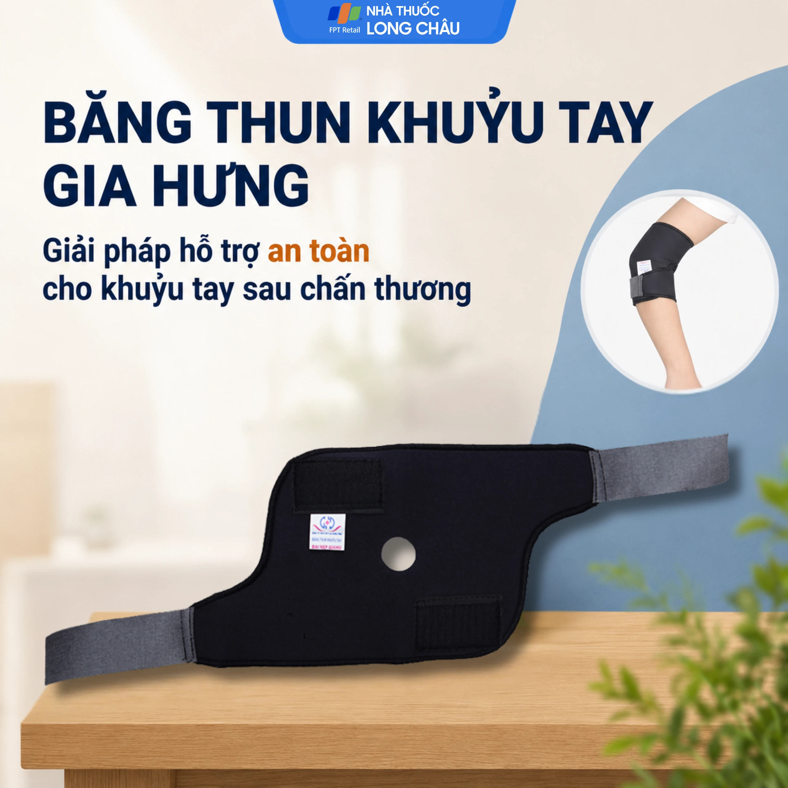 Băng thun khuỷu tay Gia Hưng 2