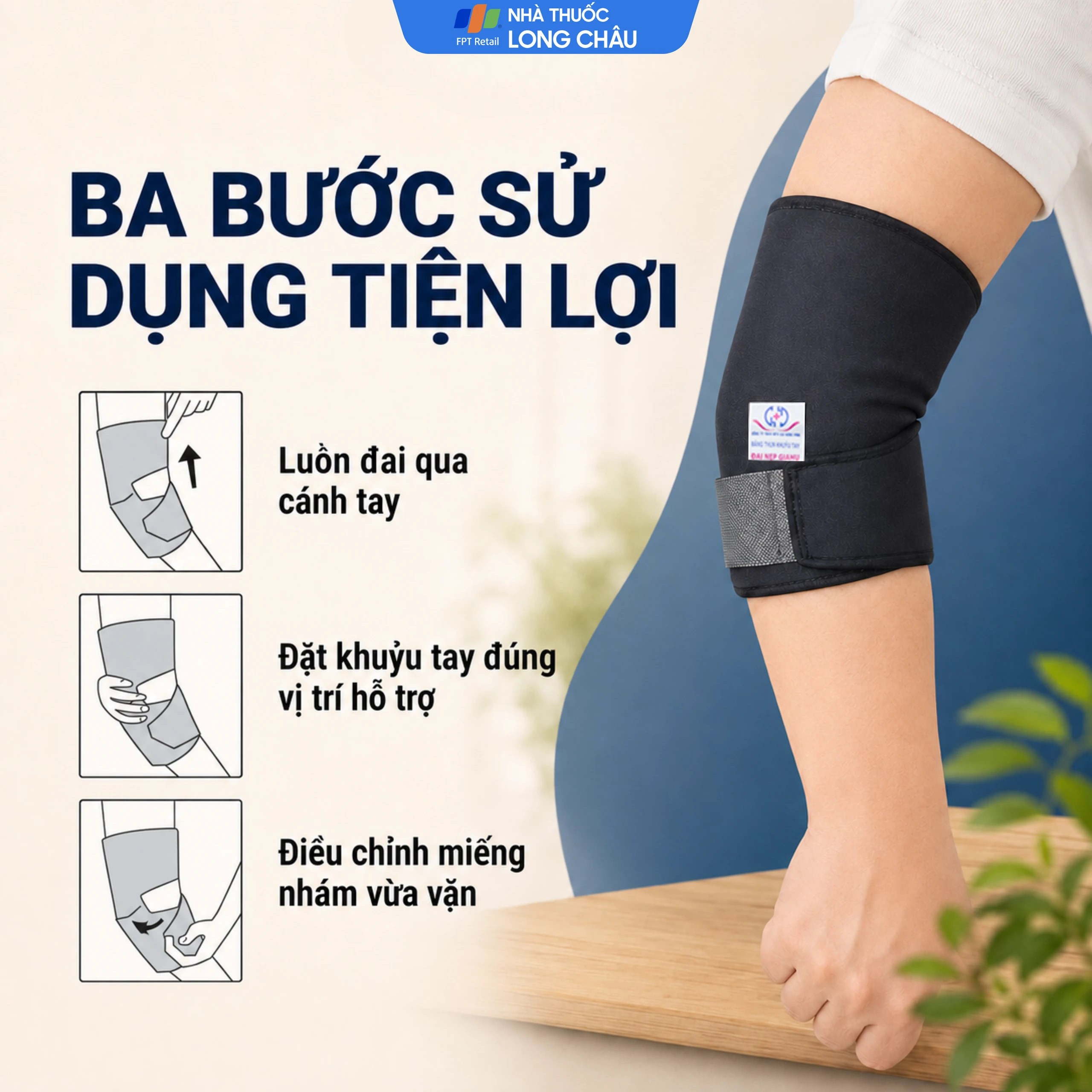 Băng thun khuỷu tay Gia Hưng 7