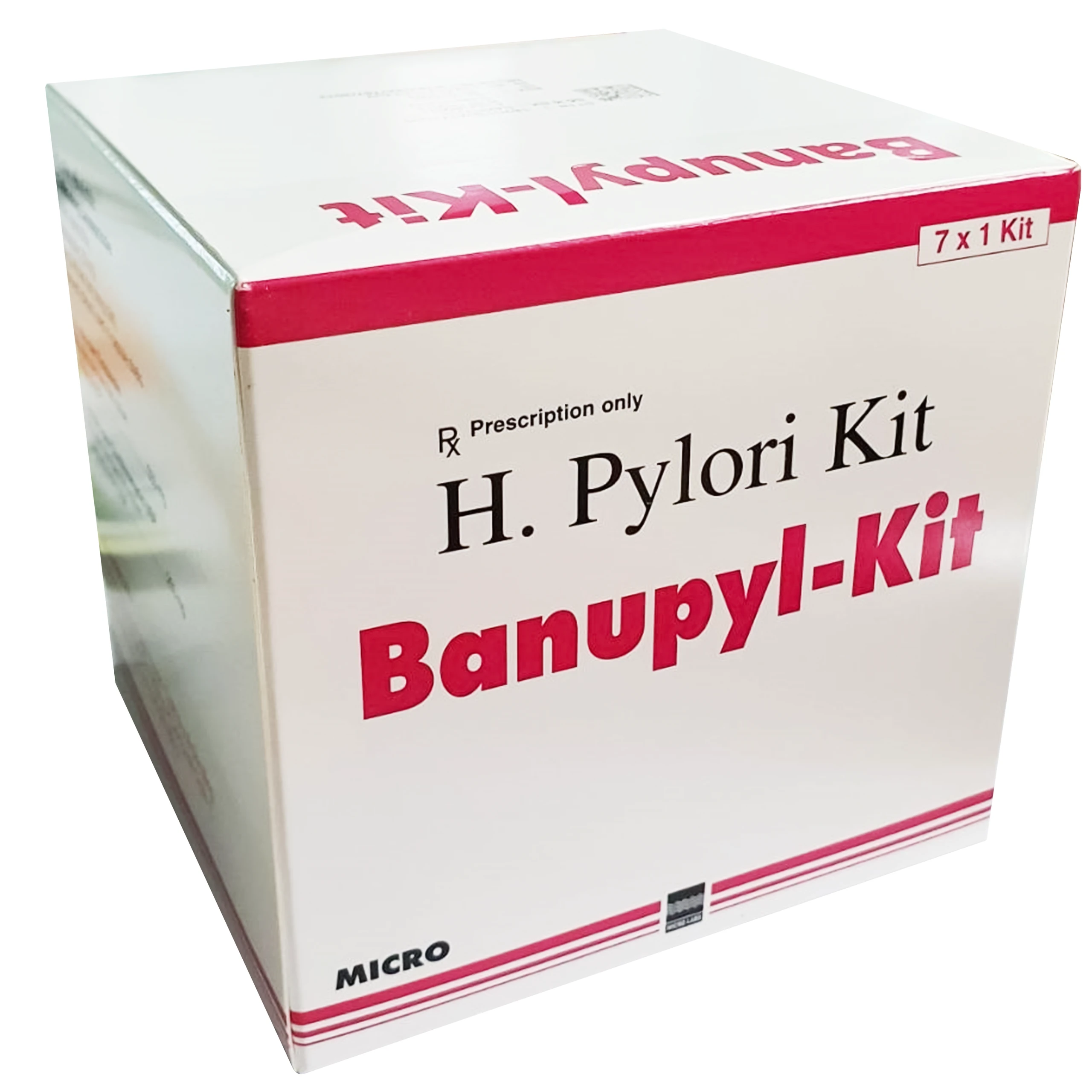 Thuốc H. Pylori Kit Banupyl-Kit Micro điều trị bệnh viêm loét dạ dày tá tràng (7 Kít)