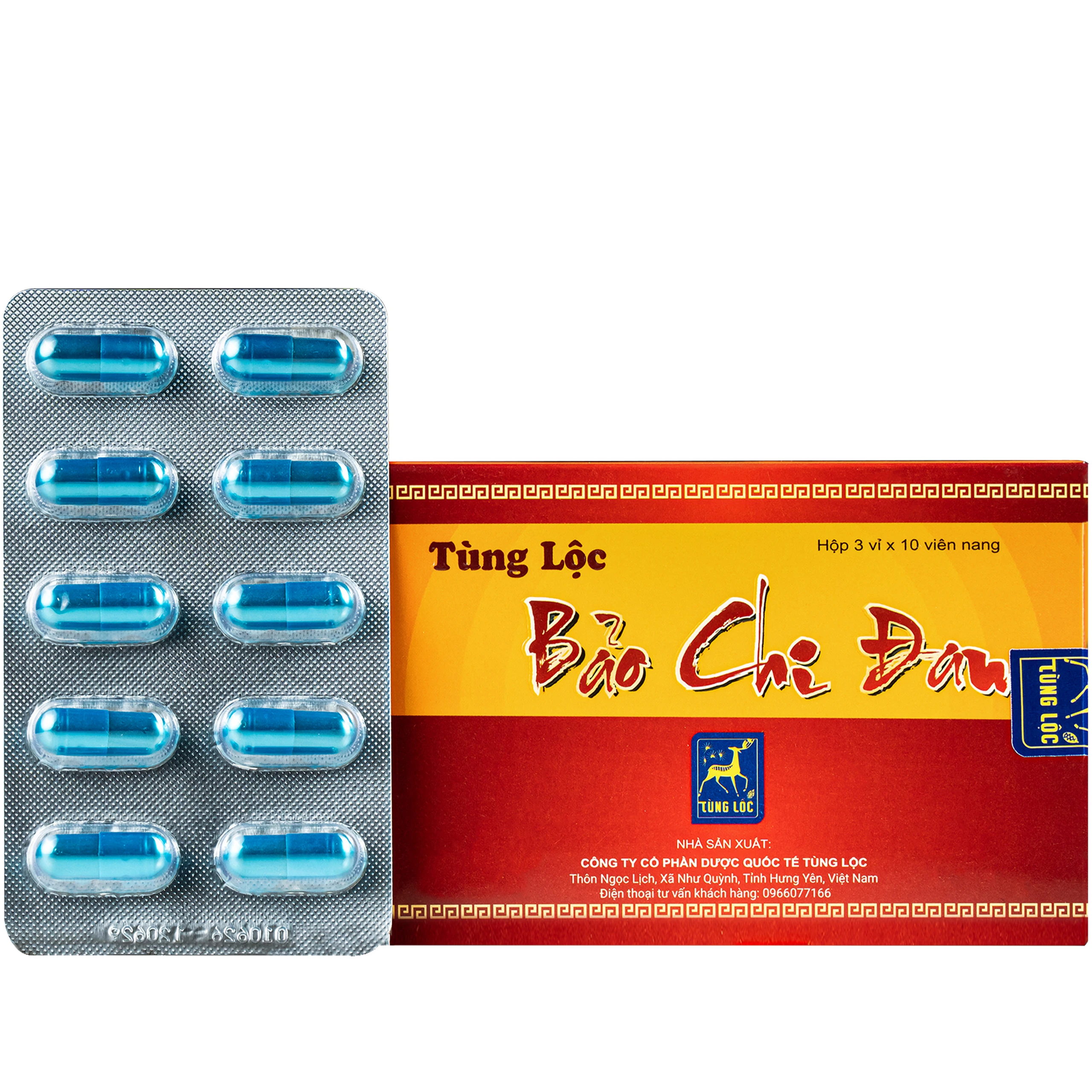 Thuốc Bảo chi đan Tùng lộc điều trị chứng ra mồ hôi tay (3 vỉ x 10 viên) 1
