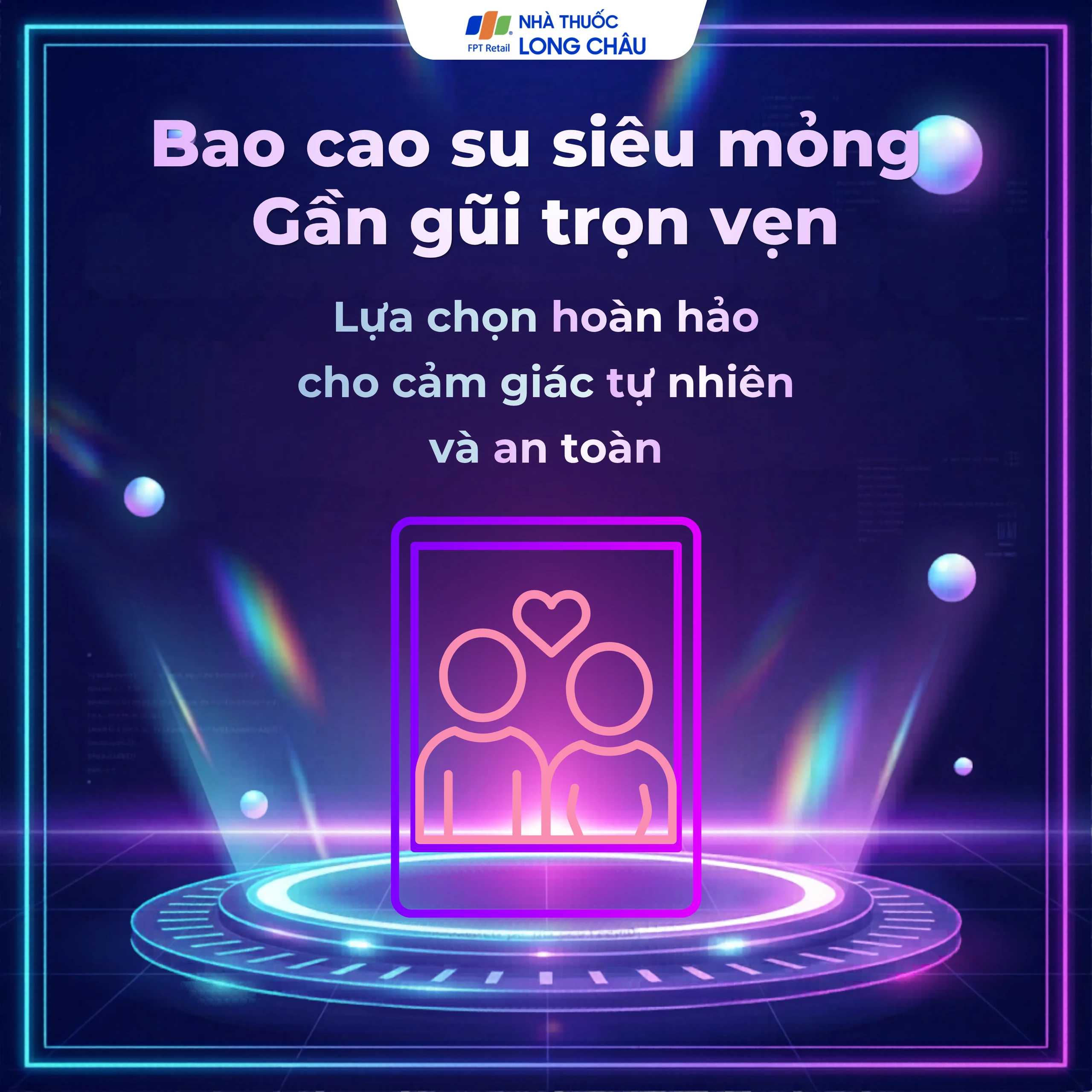 Bao cao su Safefit 003 S52 siêu mỏng, không gây kích ứng, có chất bôi trơn (12 cái) 