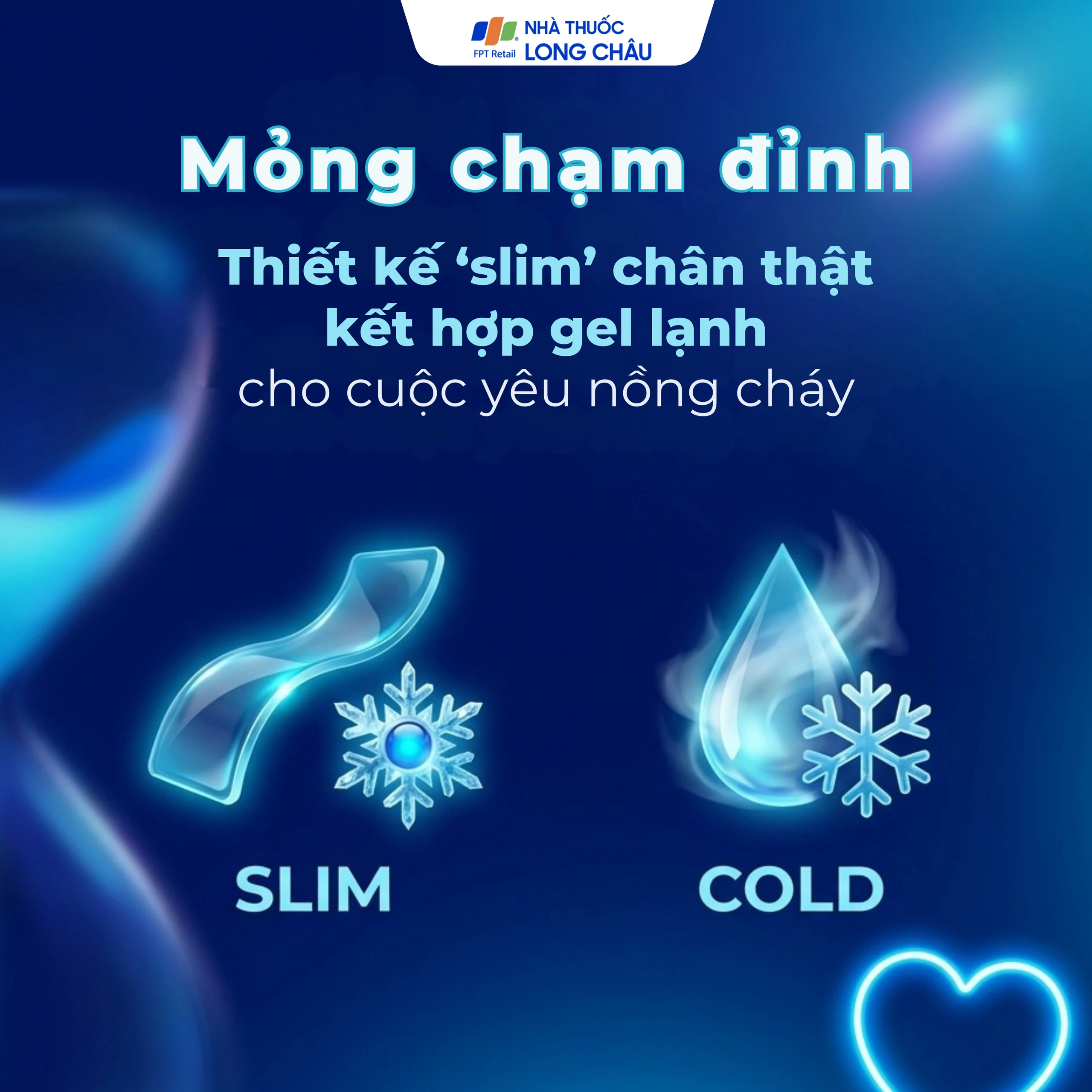 Bao cao su Safefit Freezer Max S52 chứa nhiều gel làm mát, kéo dài thời gian quan hệ (3 cái)