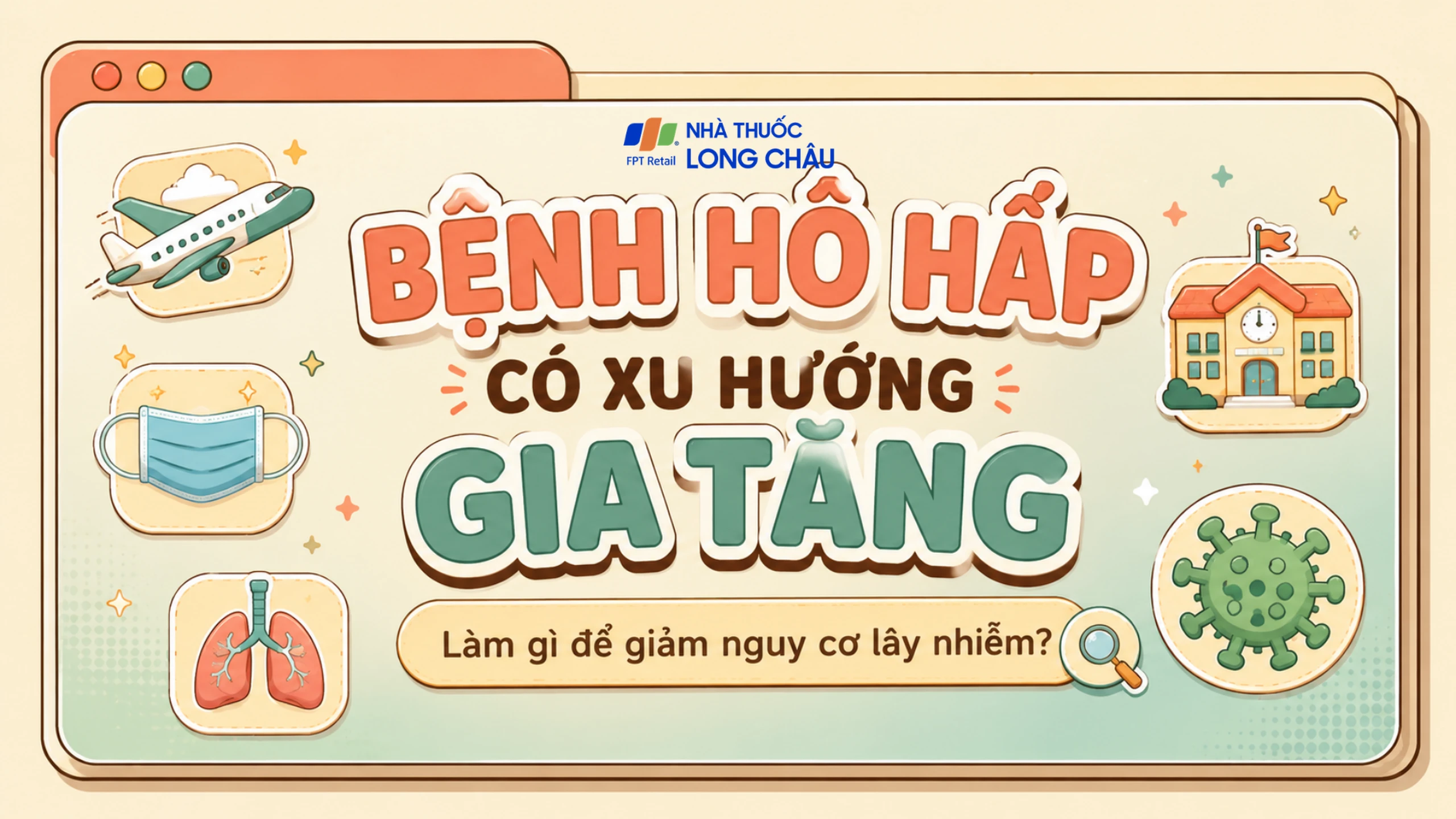 Bệnh hô hấp có xu hướng gia tăng: Chủ động phòng bệnh khi mùa du lịch và năm học mới đến gần