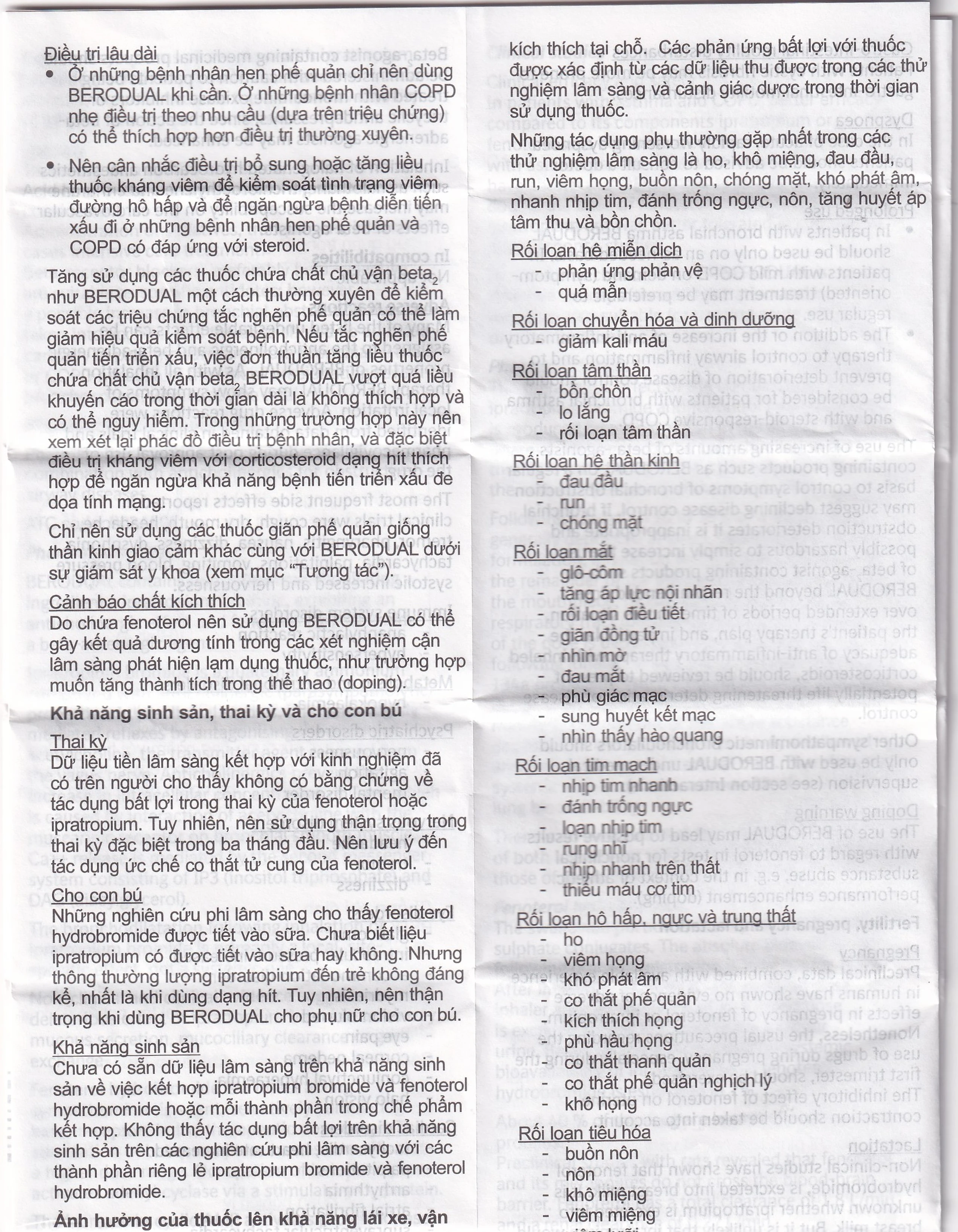 Dung dịch Berodual Boehringer hỗ trợ giãn phế quản (10ml)