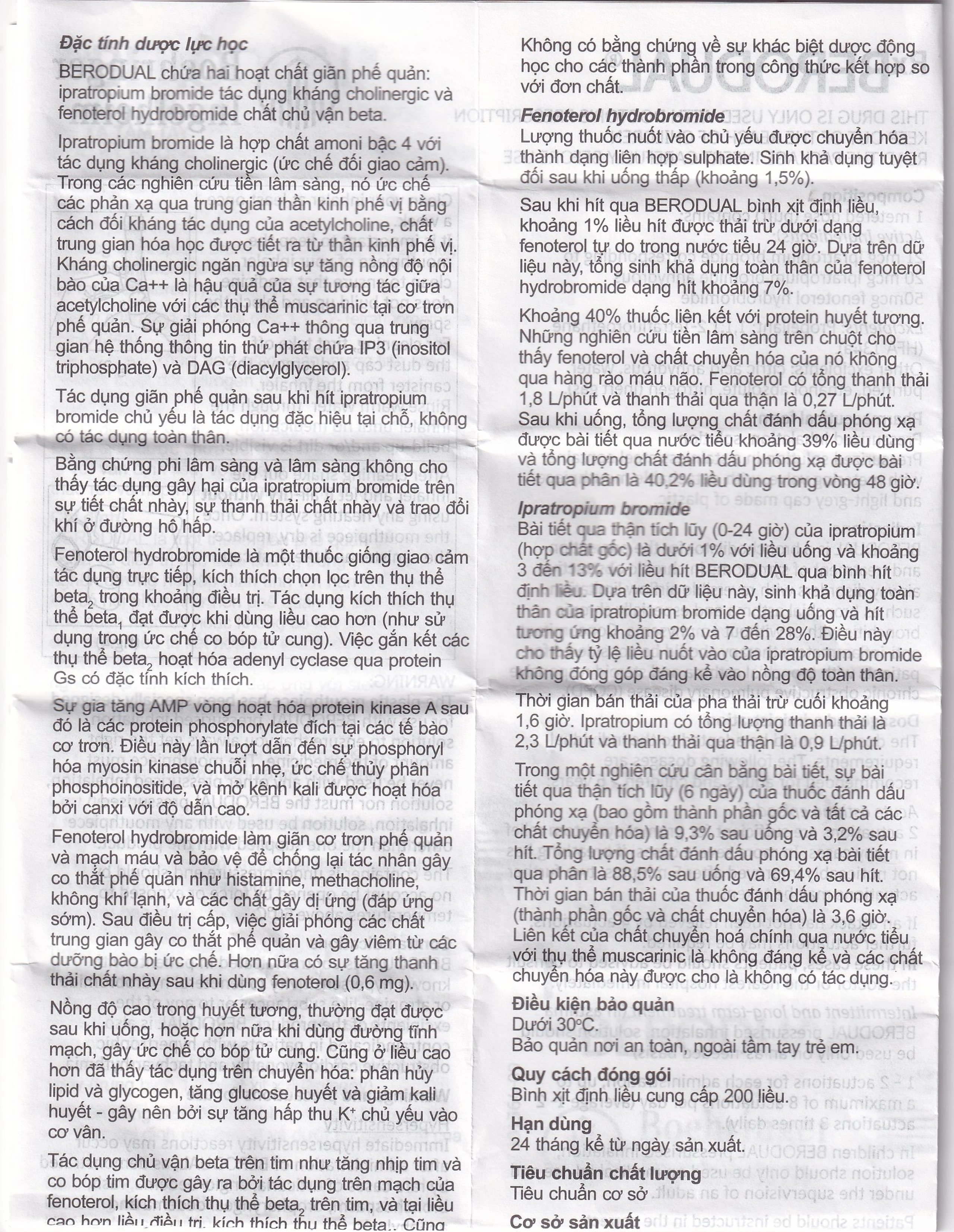 Dung dịch Berodual Boehringer hỗ trợ giãn phế quản (10ml)