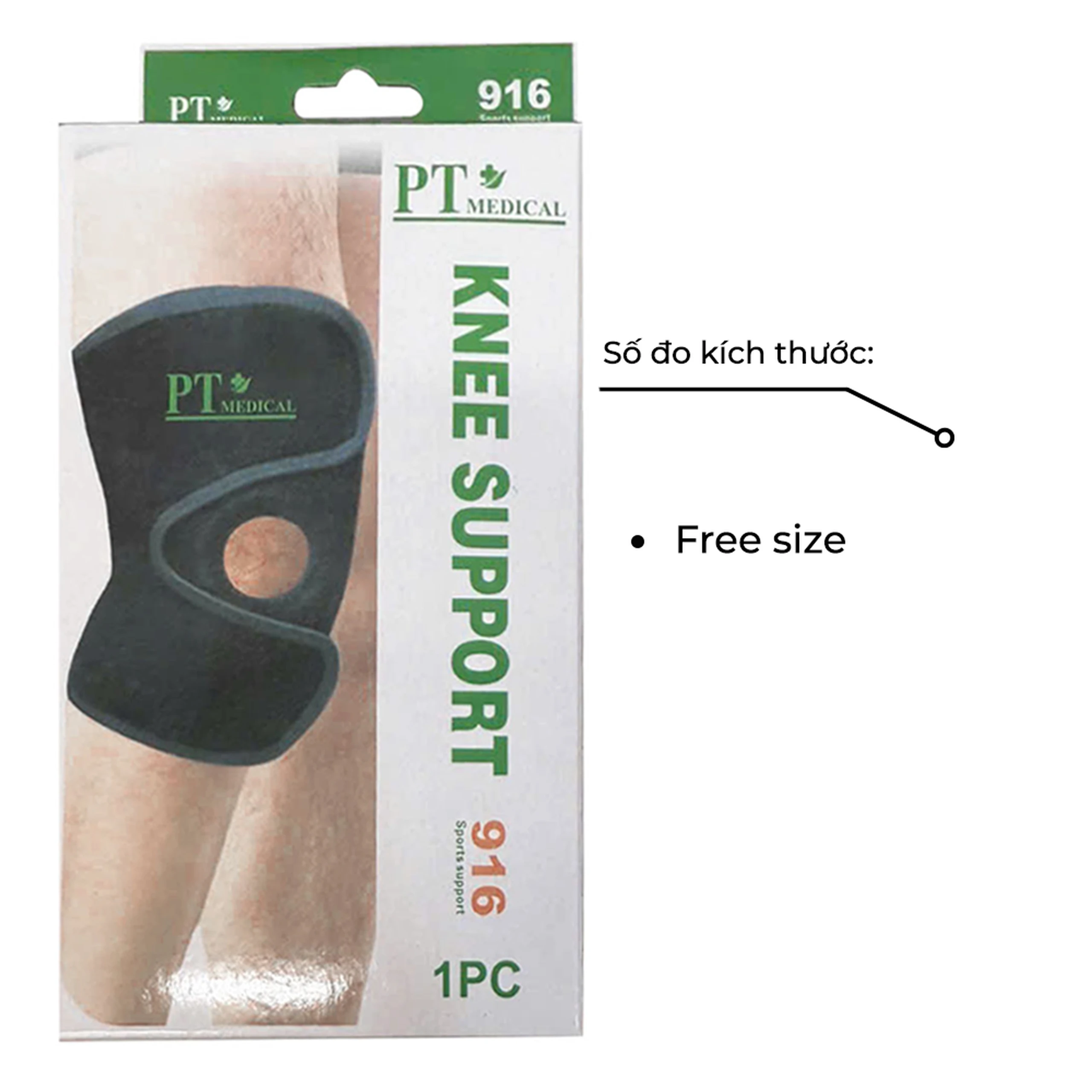 Bó gối Knee support 916 hỗ trợ bảo vệ vùng đầu gối