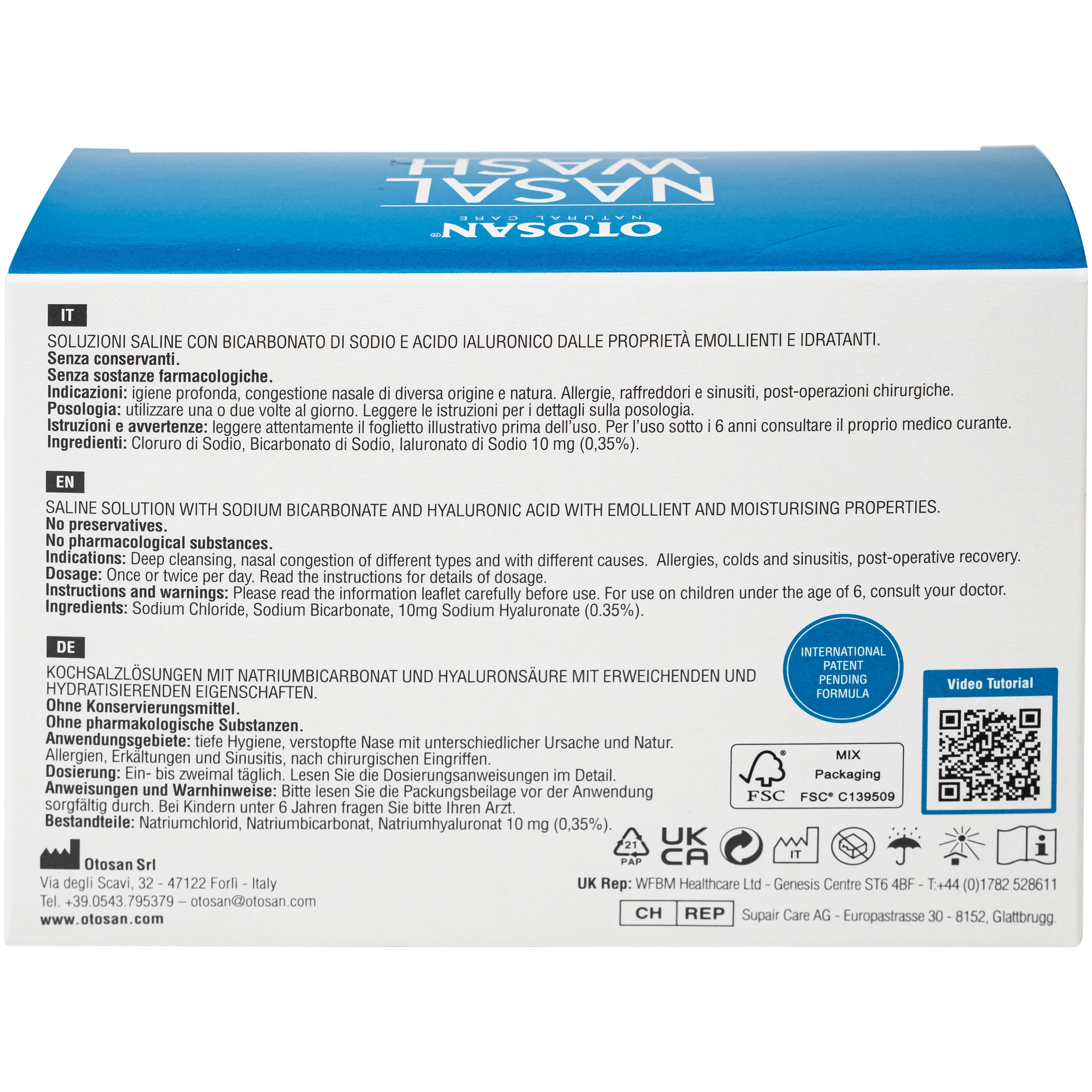 Bộ rửa mũi Otosan Nasal Wash (gồm Bình + 30 gói) làm sạch sâu, ngừa viêm xoang, viêm mũi 15