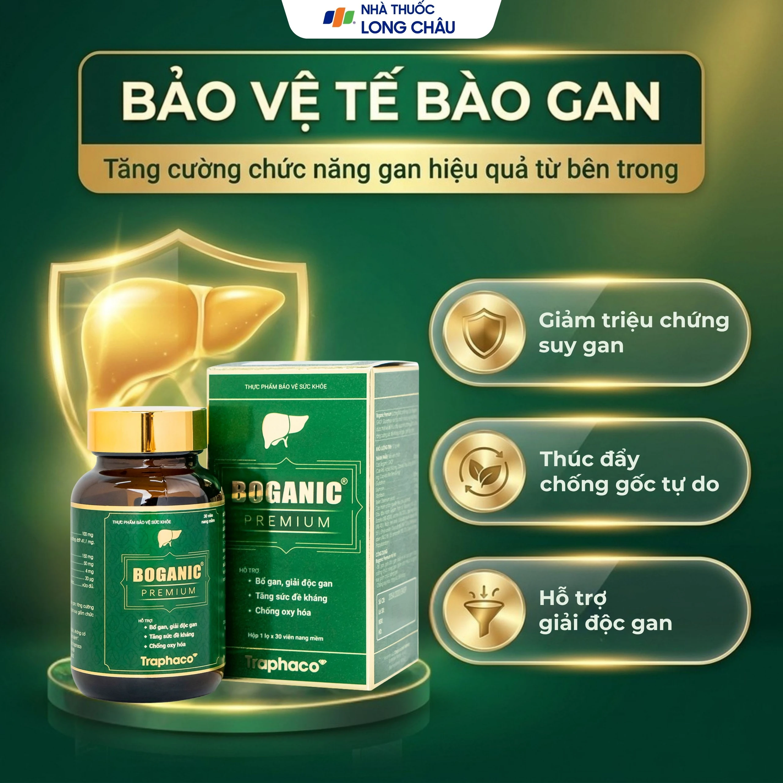 Viên bổ gan Boganic Premium Traphaco (30 viên) 4