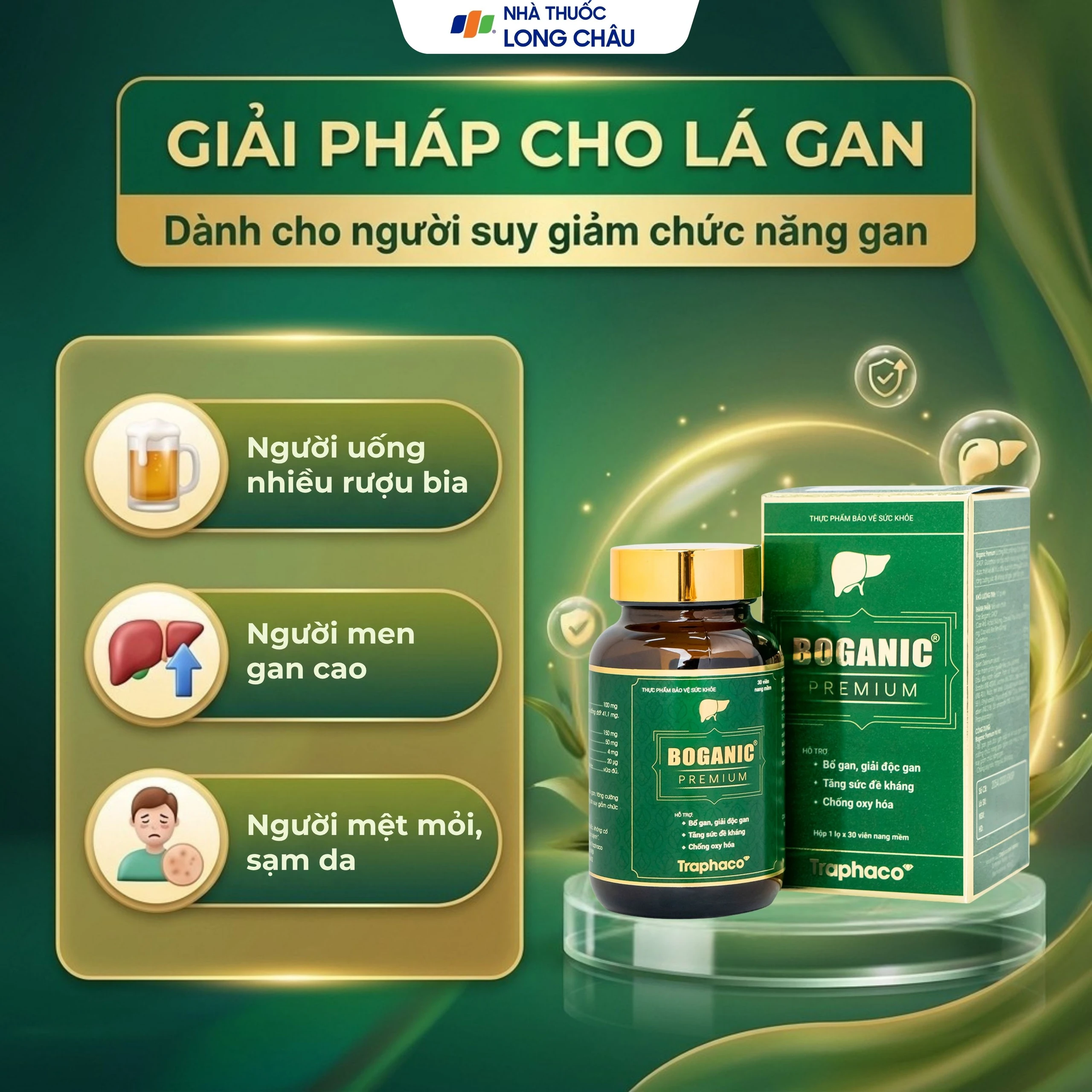 Viên bổ gan Boganic Premium Traphaco (30 viên) 5