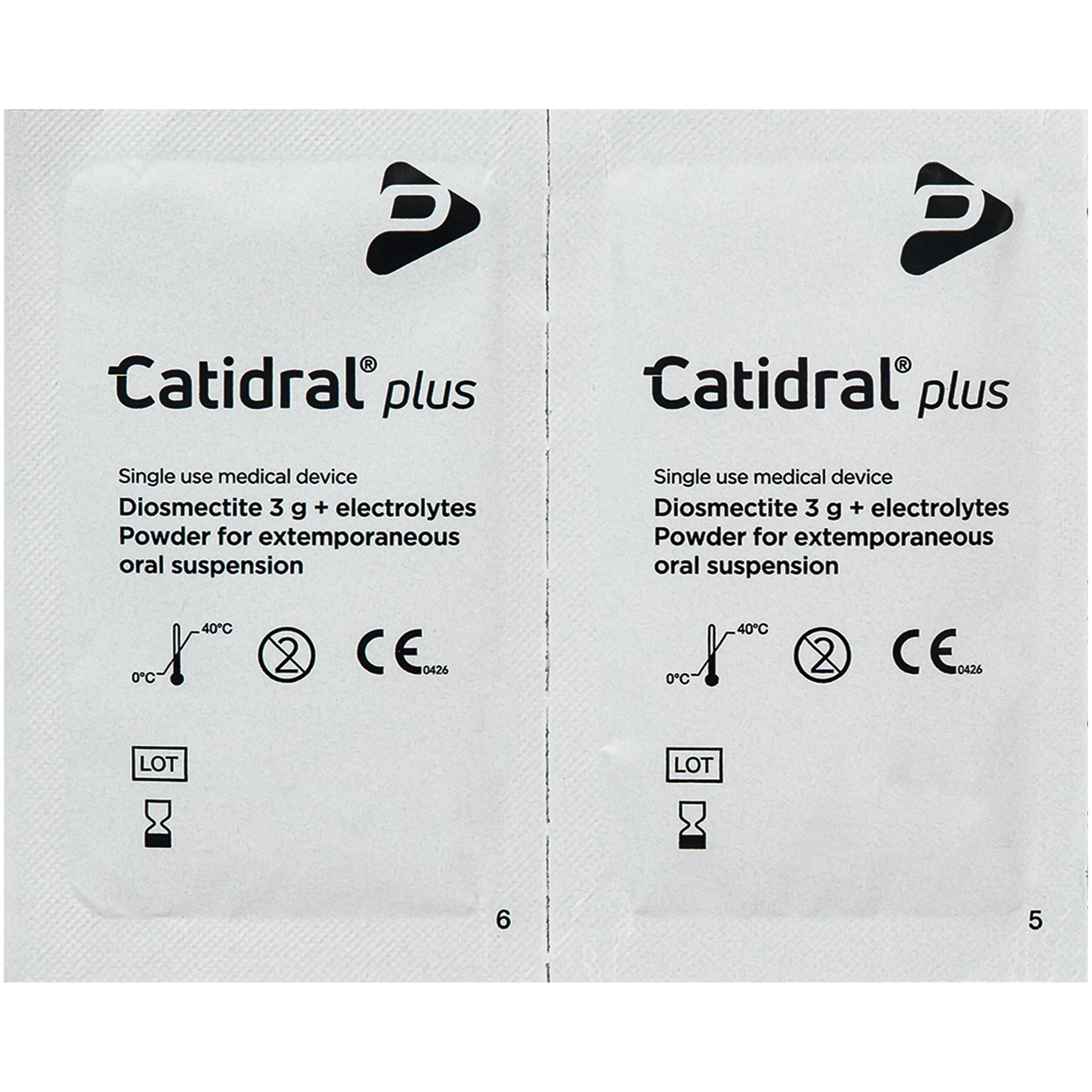 Bột Catidral plus kiểm soát tiêu chảy cấp và mạn tính, bù điện giải, bảo vệ niêm mạc hệ tiêu hóa cho trẻ trên 2 tuổi & người lớn, bệnh nhân ung thư (Hộp 20 gói) 6