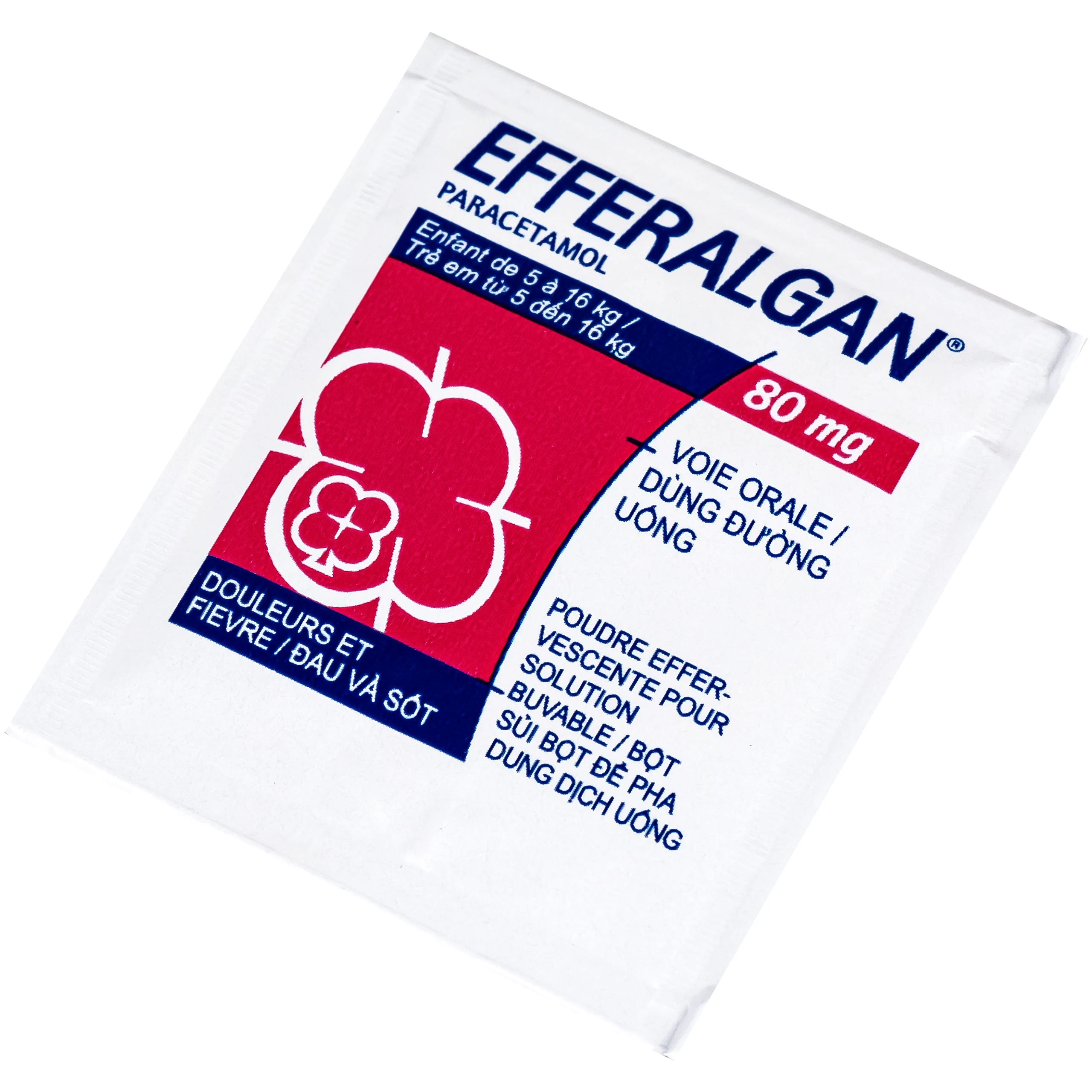 Bột sủi Efferalgan 80mg UPSA SAS giảm đau, hạ sốt (12 gói) 5