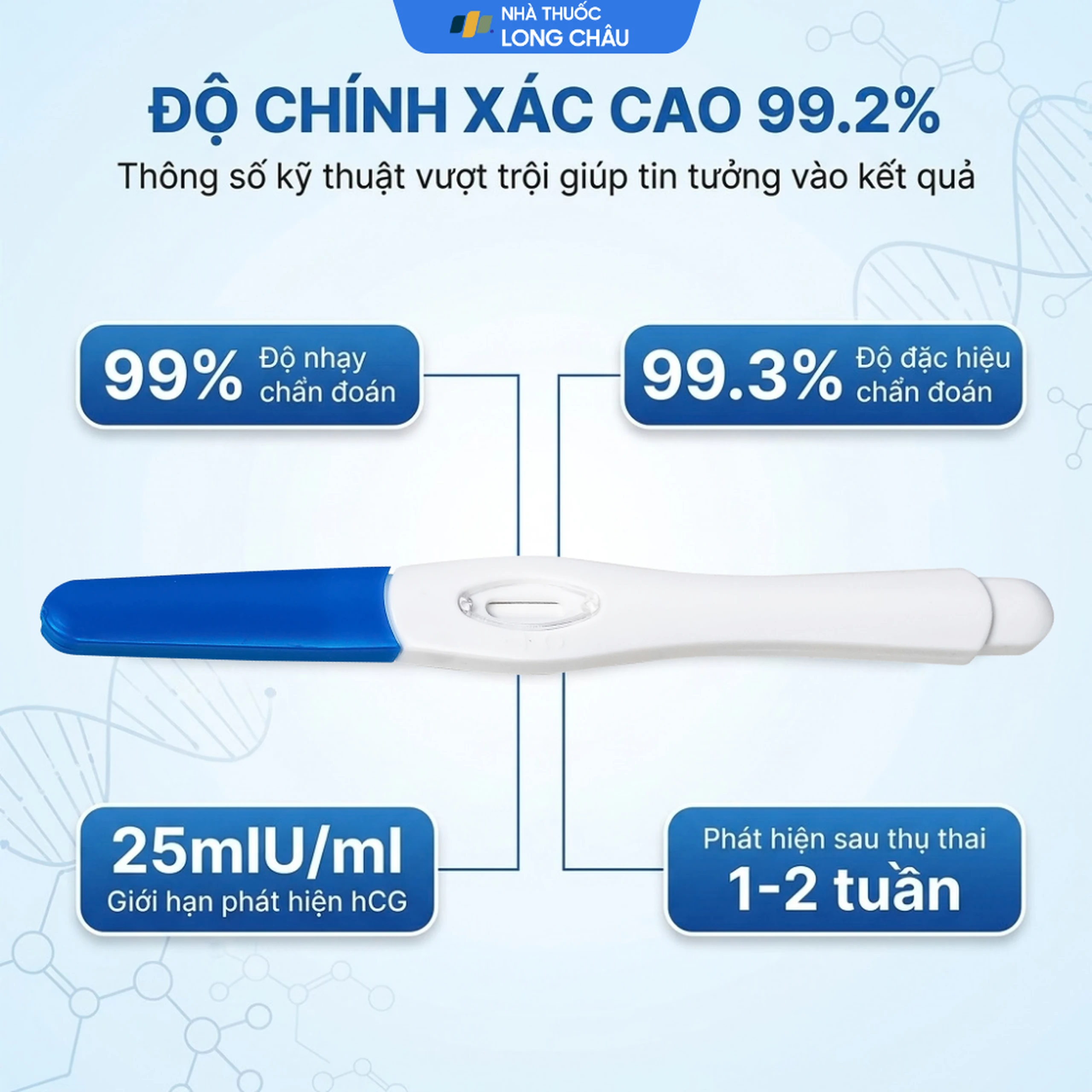 Que thử thai Safefit Test dạng bút giúp phát hiện sớm thai kỳ sau 7-10 ngày thụ thai 3