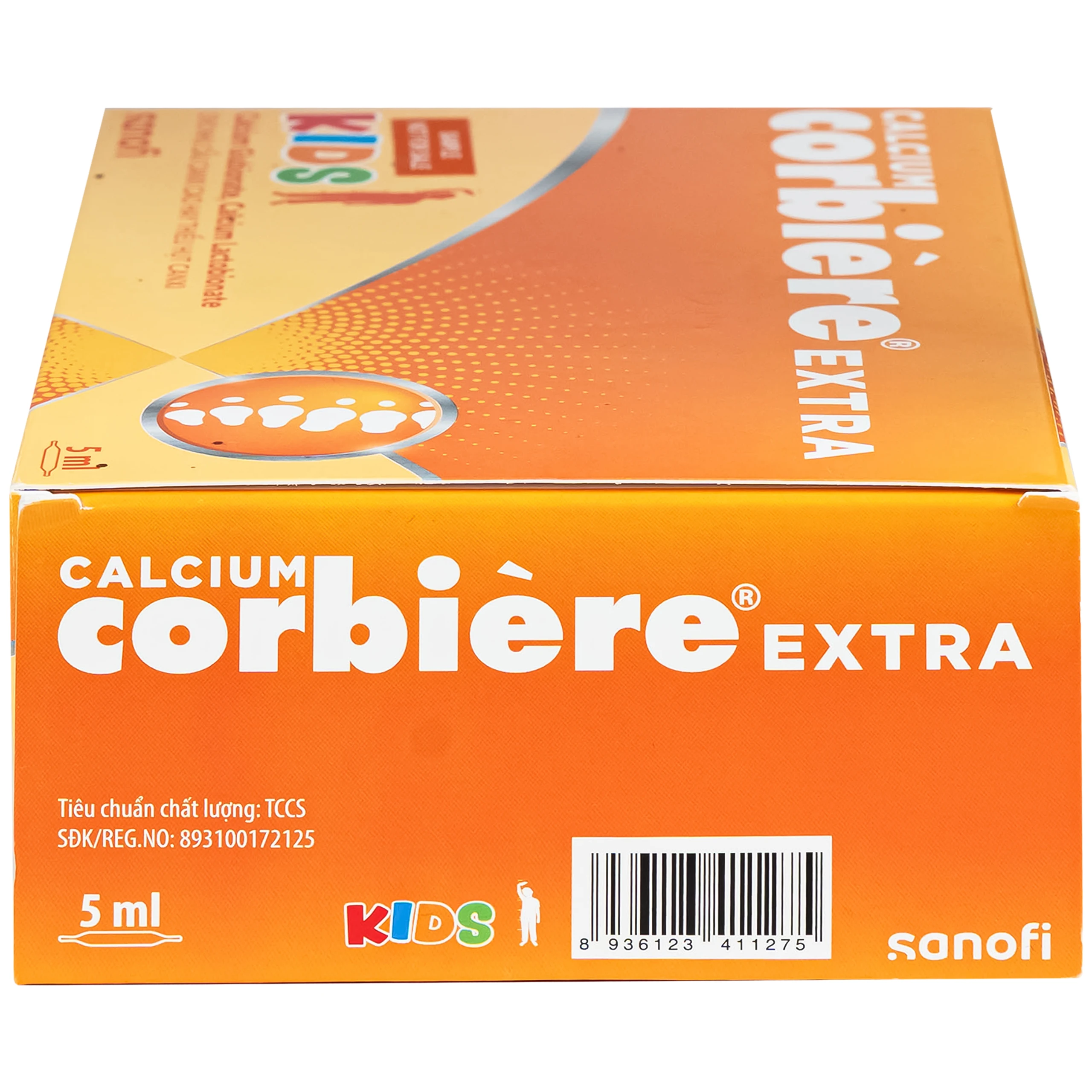 Thuốc Calcium Corbiere Kids Extra Sanofi bổ sung canxi cho trẻ em (3 vỉ x 10 ống x 5ml) 7