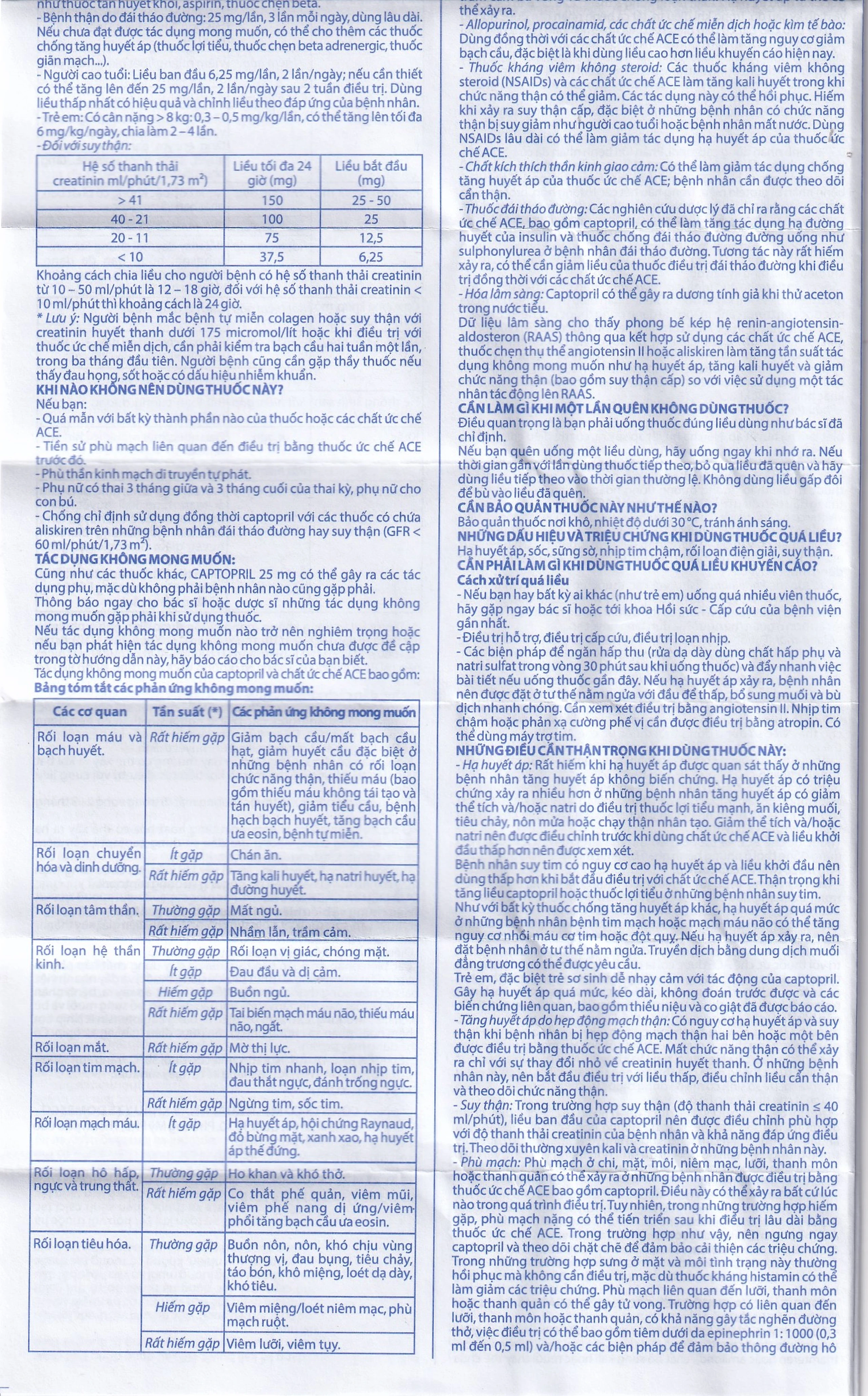 Thuốc Captopril 25mg Domesco điều trị tăng huyết áp, suy tim, nhồi máu cơ tim (10 vỉ x 10 viên) 