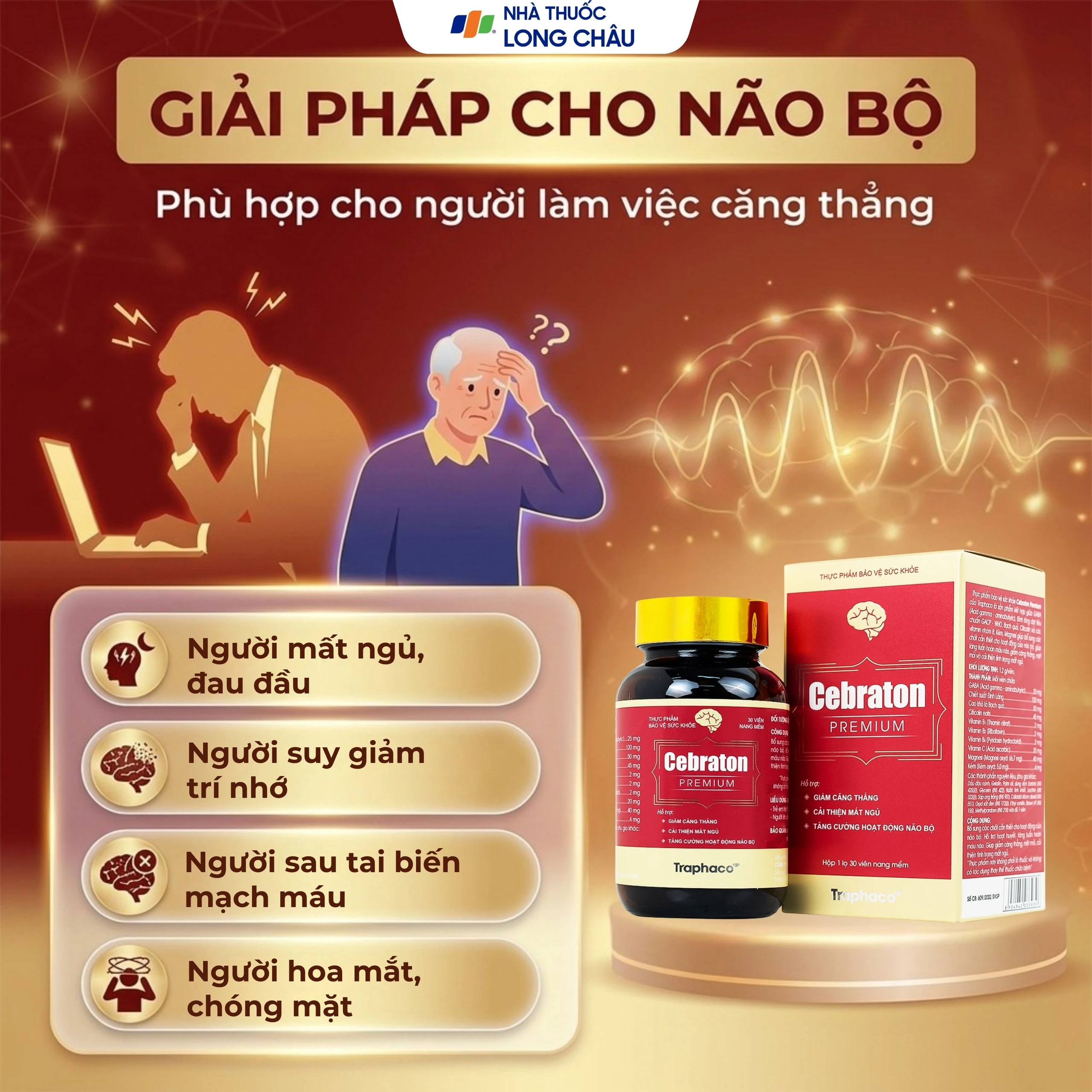 Viên hỗ trợ hoạt huyết Cebraton Premium Traphaco (30 viên) 4