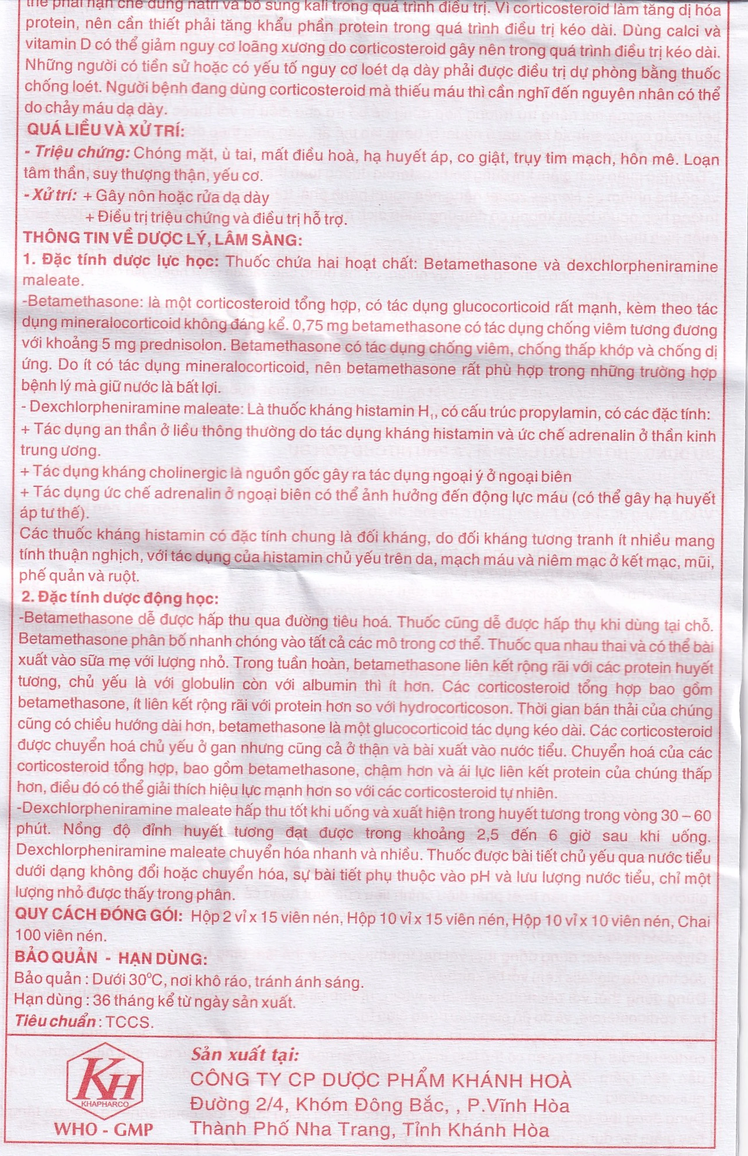 Thuốc Cedetamin Khapharco điều trị viêm mũi dị ứng, mày đay (2 vỉ x 15 viên)