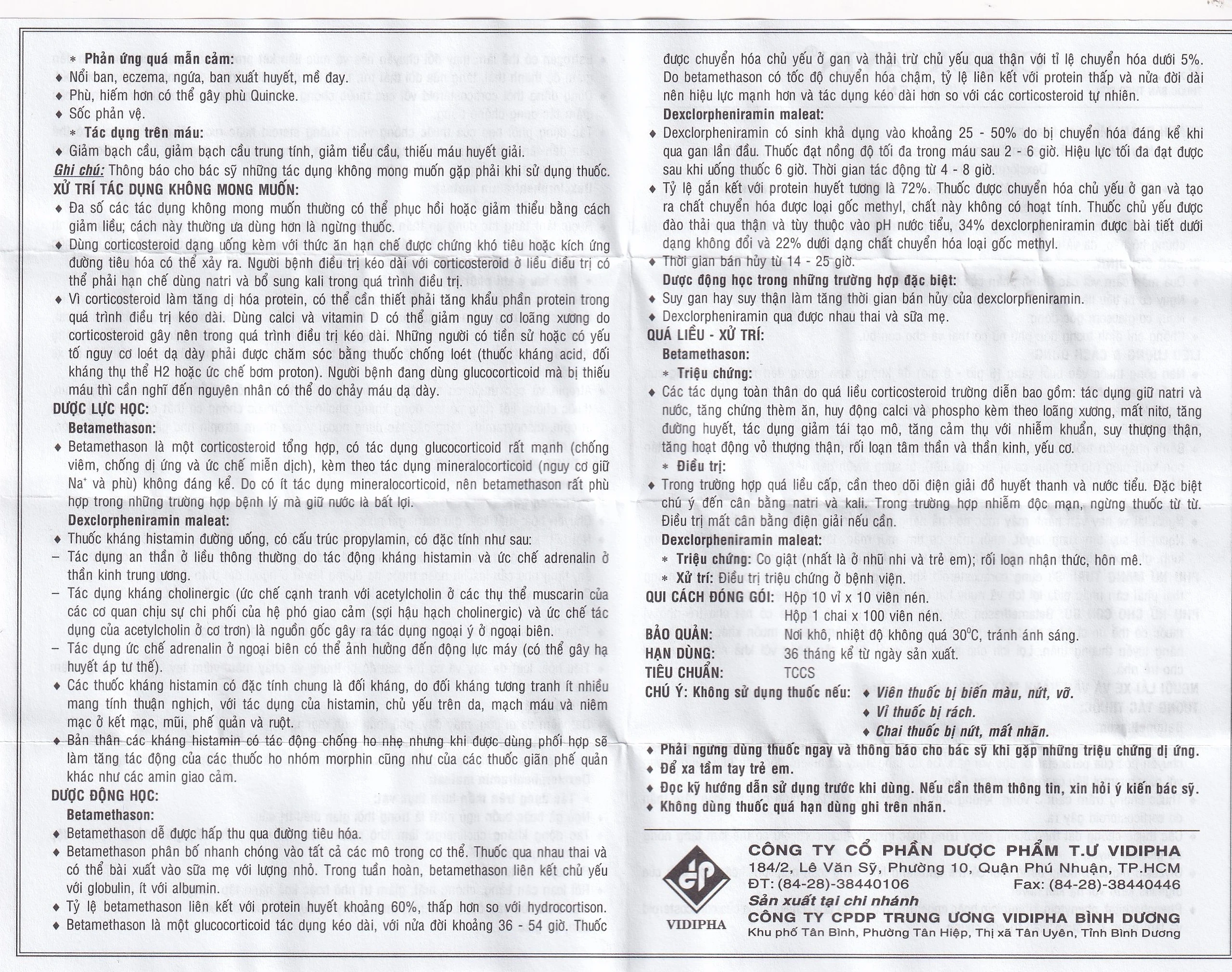 Thuốc Celextavin Vidipha điều trị dị ứng cấp tính và mãn tính (100 viên) 