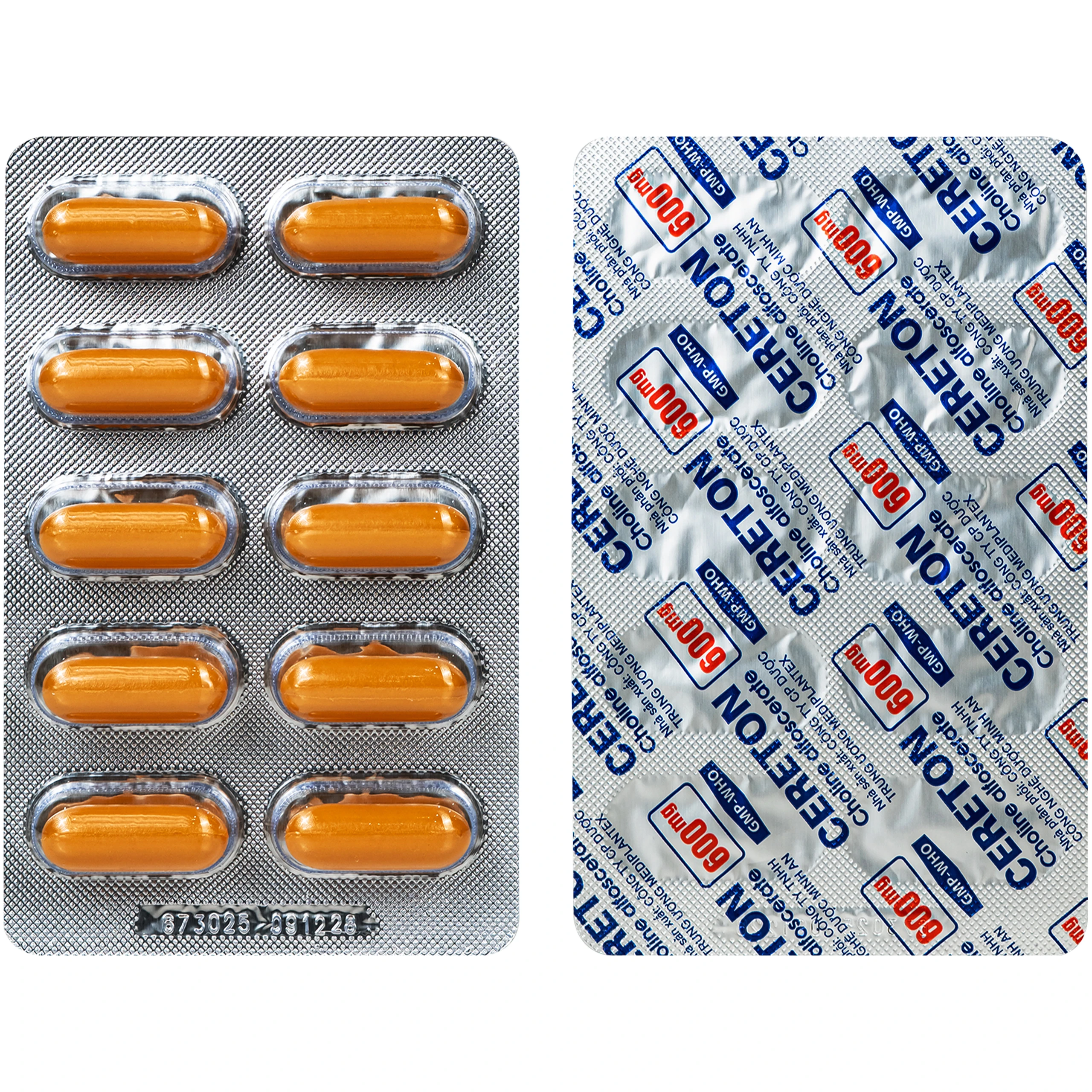 Thuốc Cereton 600mg Mediplantex chỉ định điều trị các hội chứng thoái hóa não hữu cơ, rối loạn tâm lý - hành vi ở người lớn tuổi, hồi phục sau tai biến (3 vỉ x 10 viên) 5