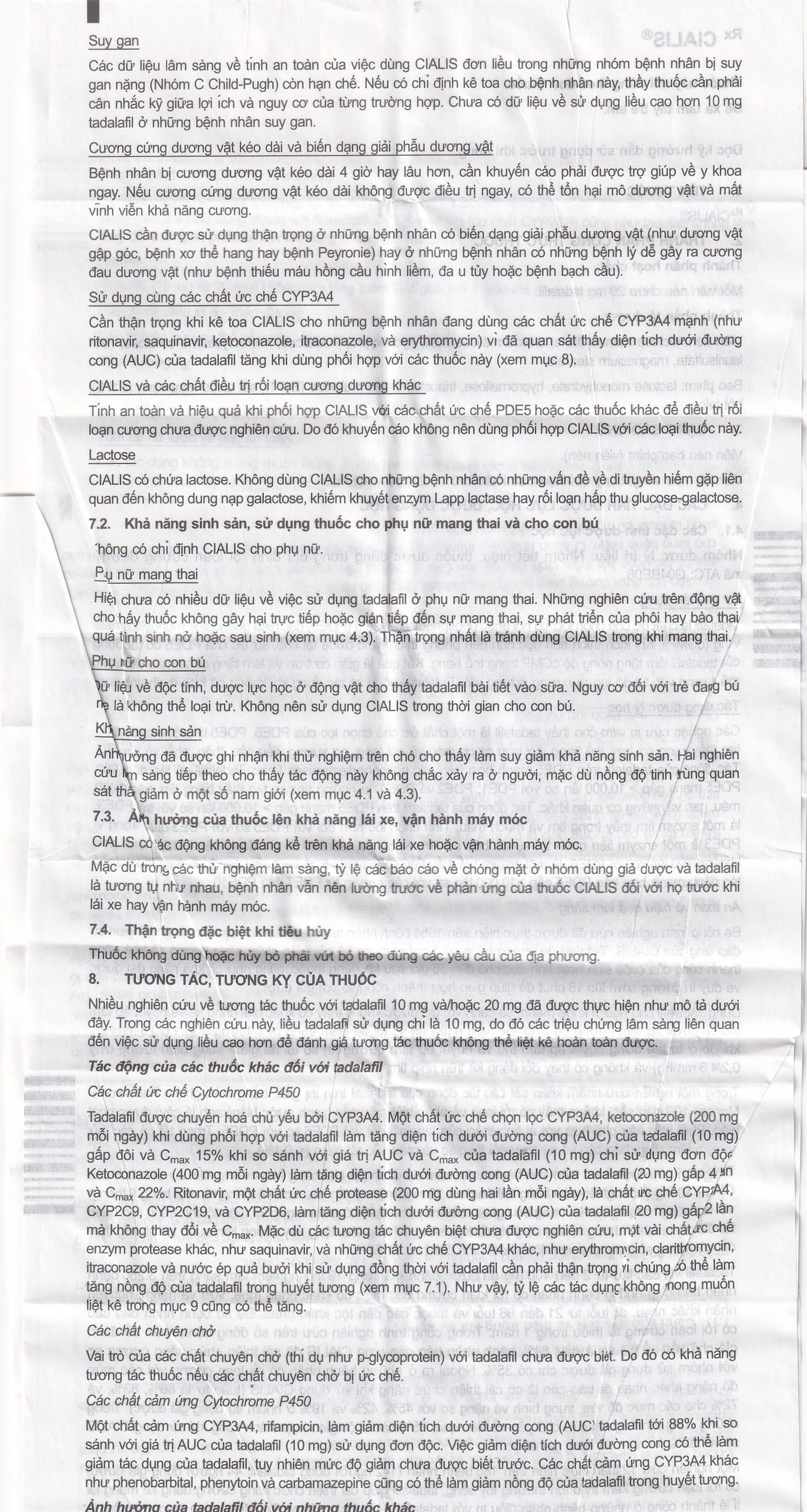 Thuốc Cialis Lilly điều trị rối loạn cương dương (1 vỉ x 2 viên)