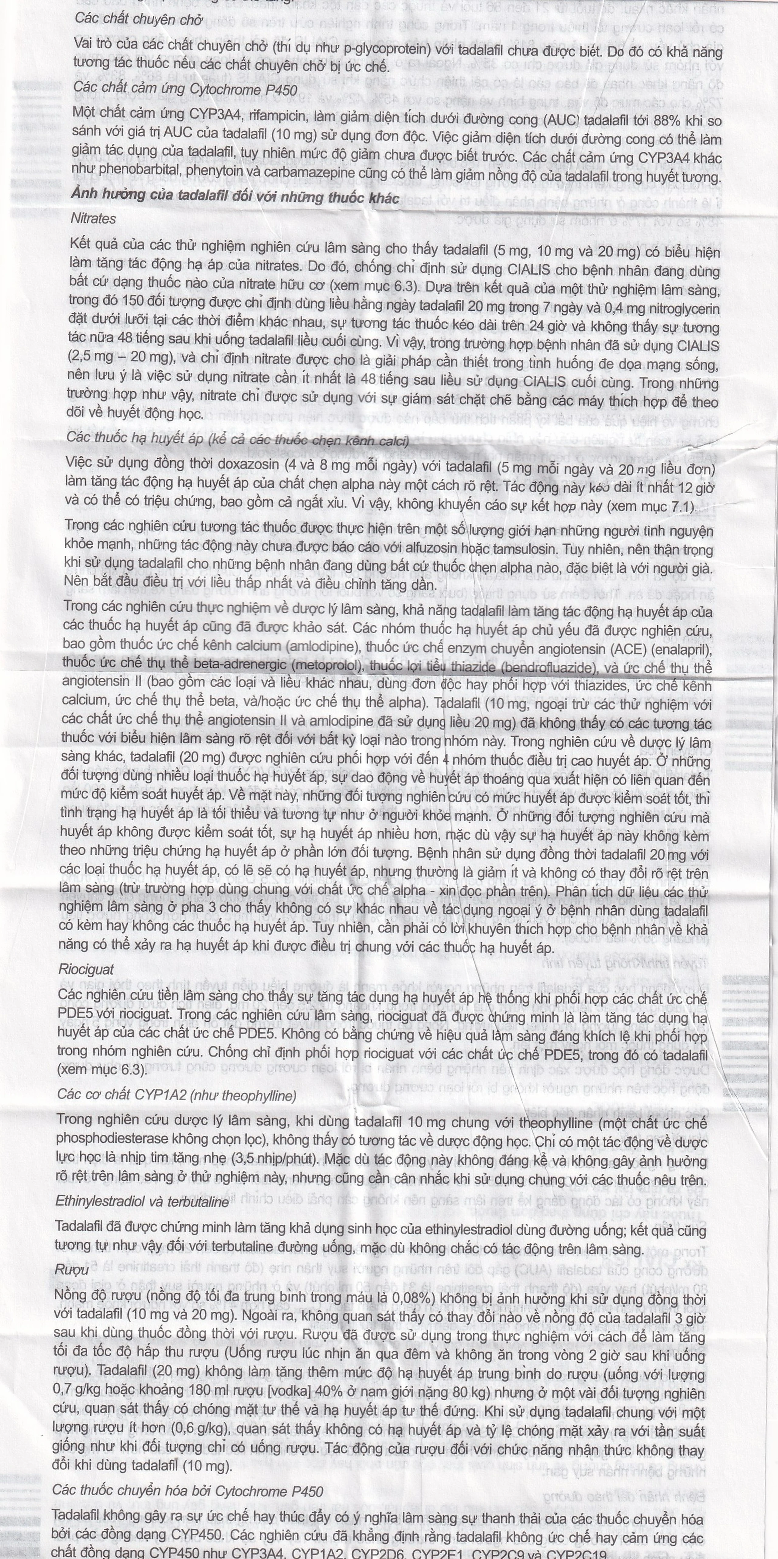 Thuốc Cialis Lilly điều trị rối loạn cương dương (1 vỉ x 2 viên)