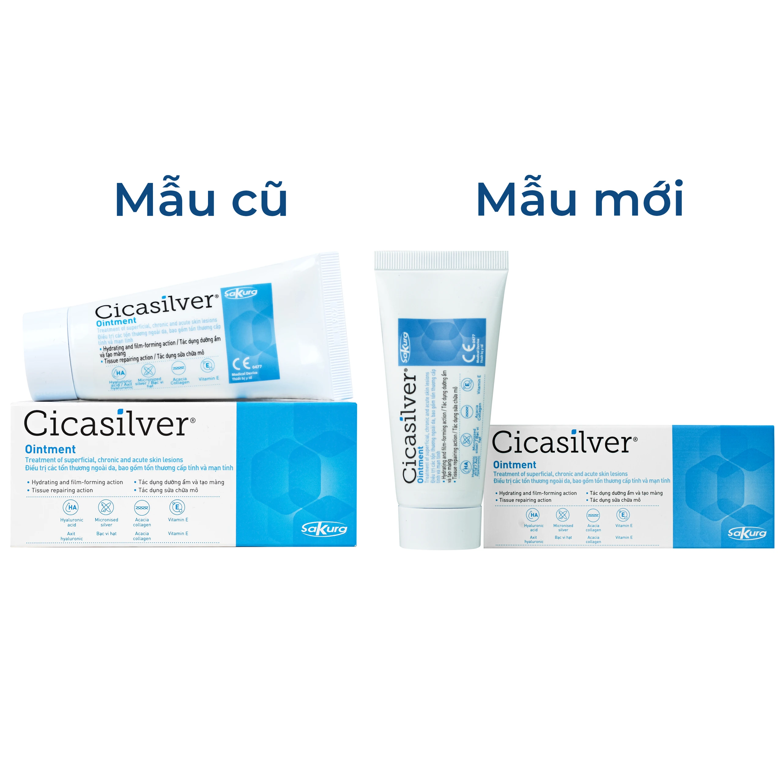 Kem bôi vết thương Cicasilver Ointment 50ml hỗ trợ điều trị các vết thương hở cấp và mãn tính 7