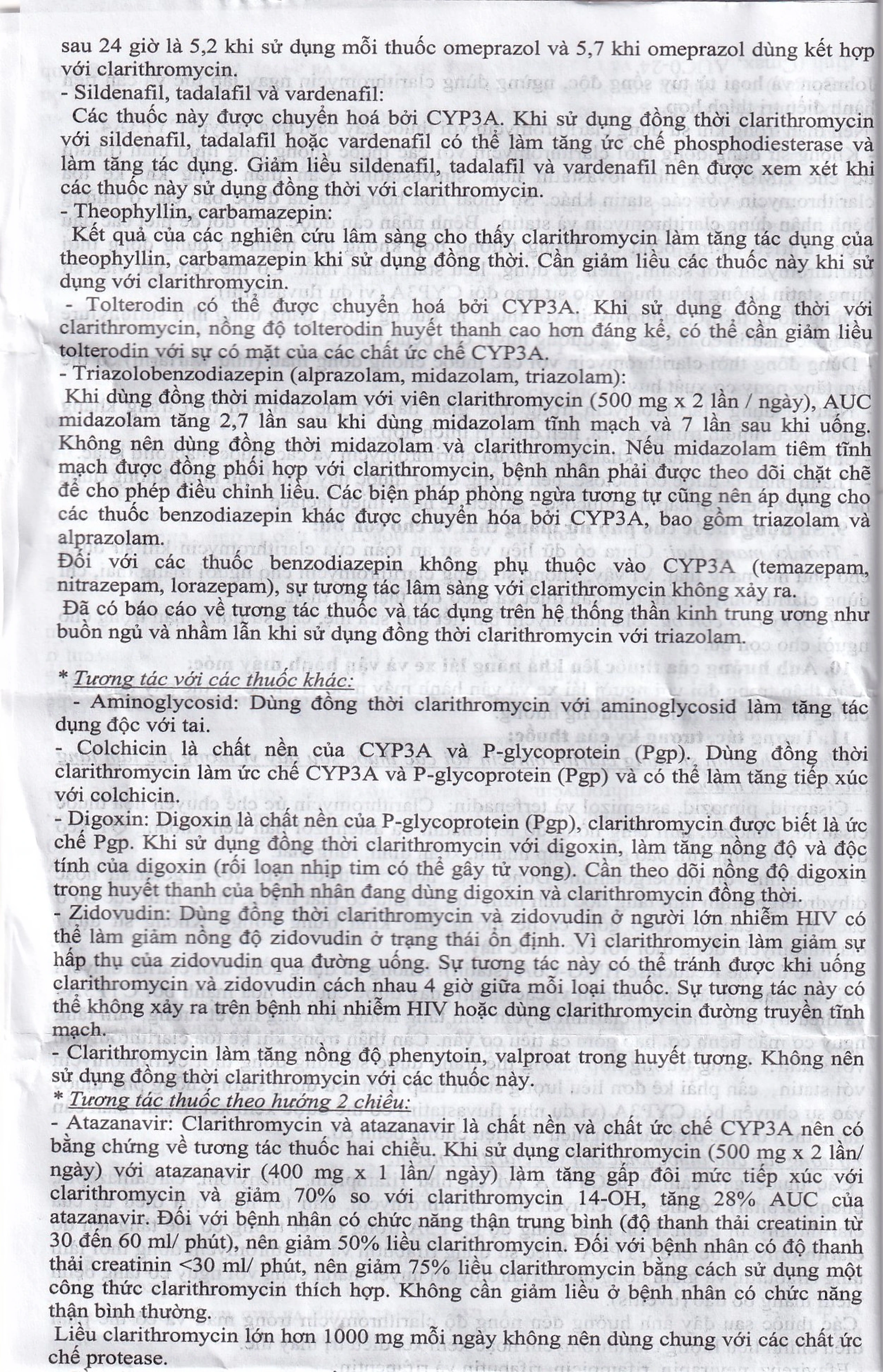 Thuốc Clarithromycin 500mg Quapharco điều trị nhiễm khuẩn đường hô hấp (2 vỉ x 5 viên)