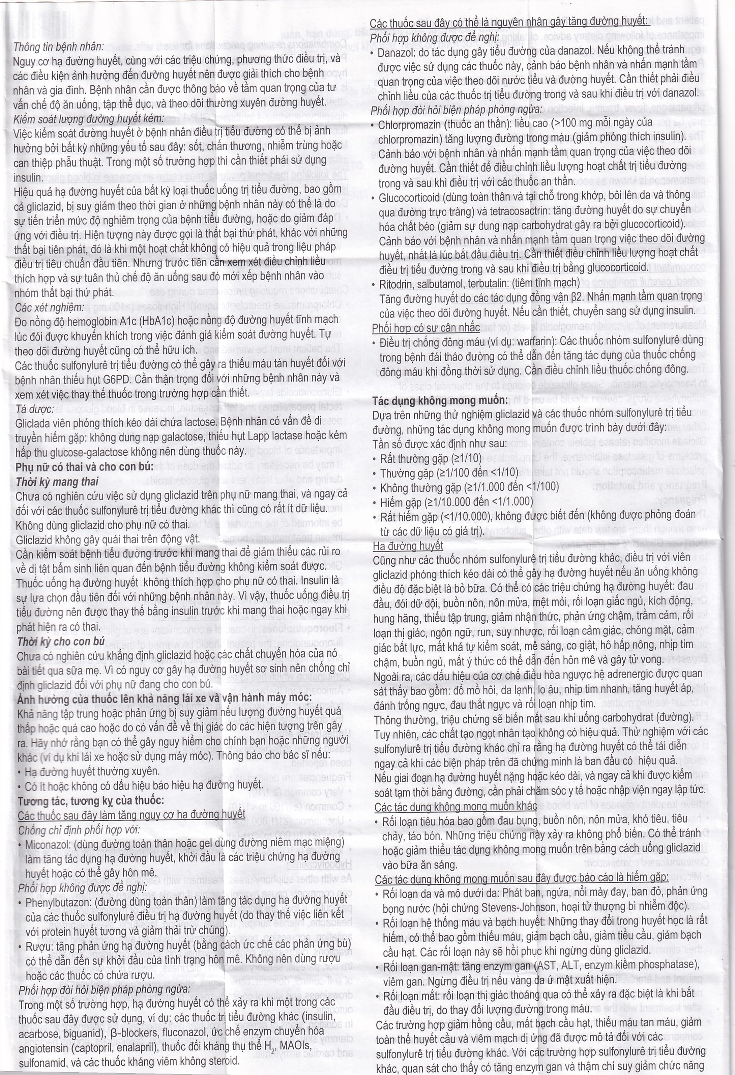 Thuốc Gliclada 30mg KRKA điều trị bệnh tiểu đường (8 vỉ x 15 viên)