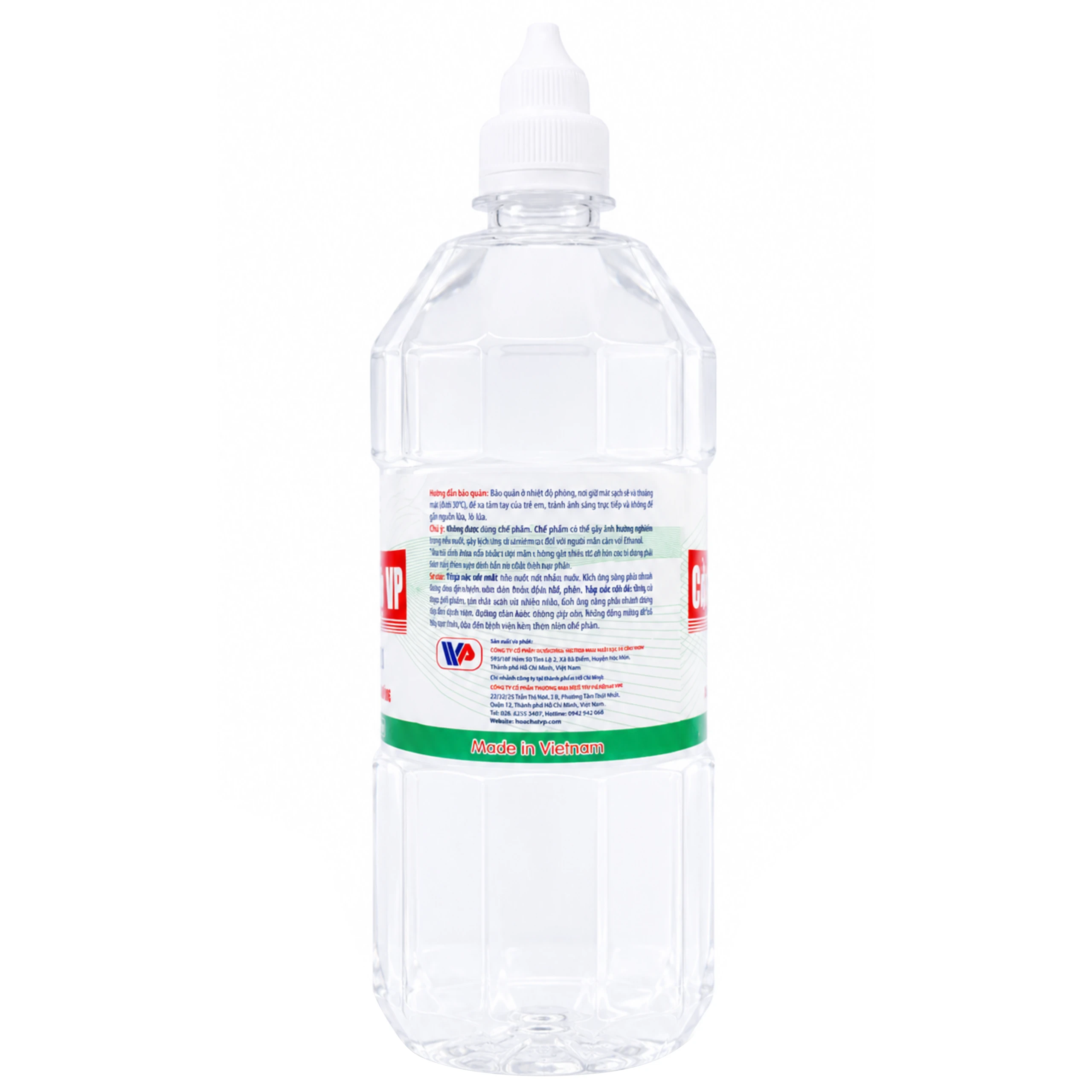 Cồn 70 độ Vĩnh Phúc 1000ml dùng sát trùng da và tiệt trùng dụng cụ y tế 4