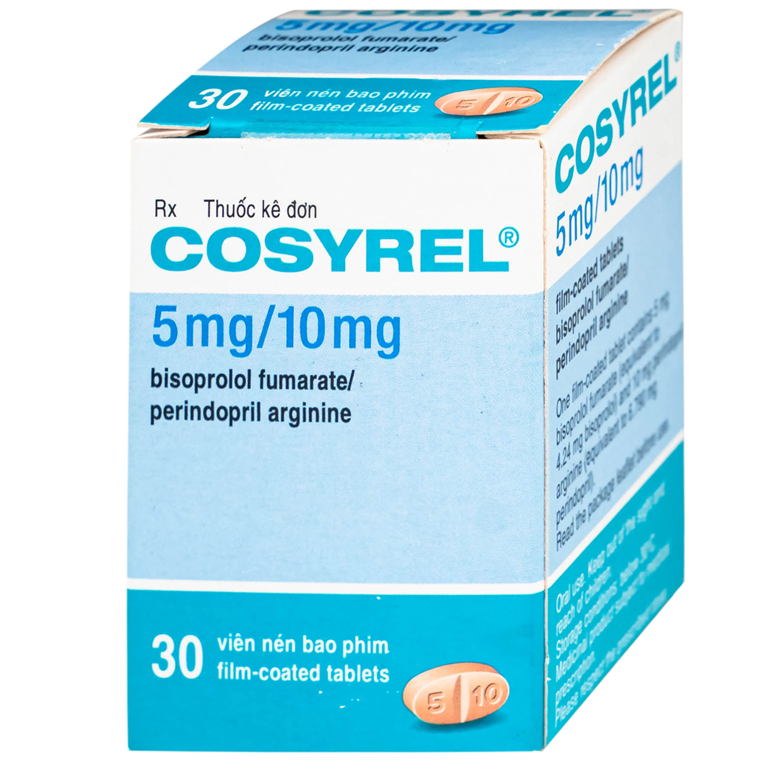 Thuốc Cosyrel 5mg/10mg điều trị tăng huyết áp (hộp 30 viên) 2