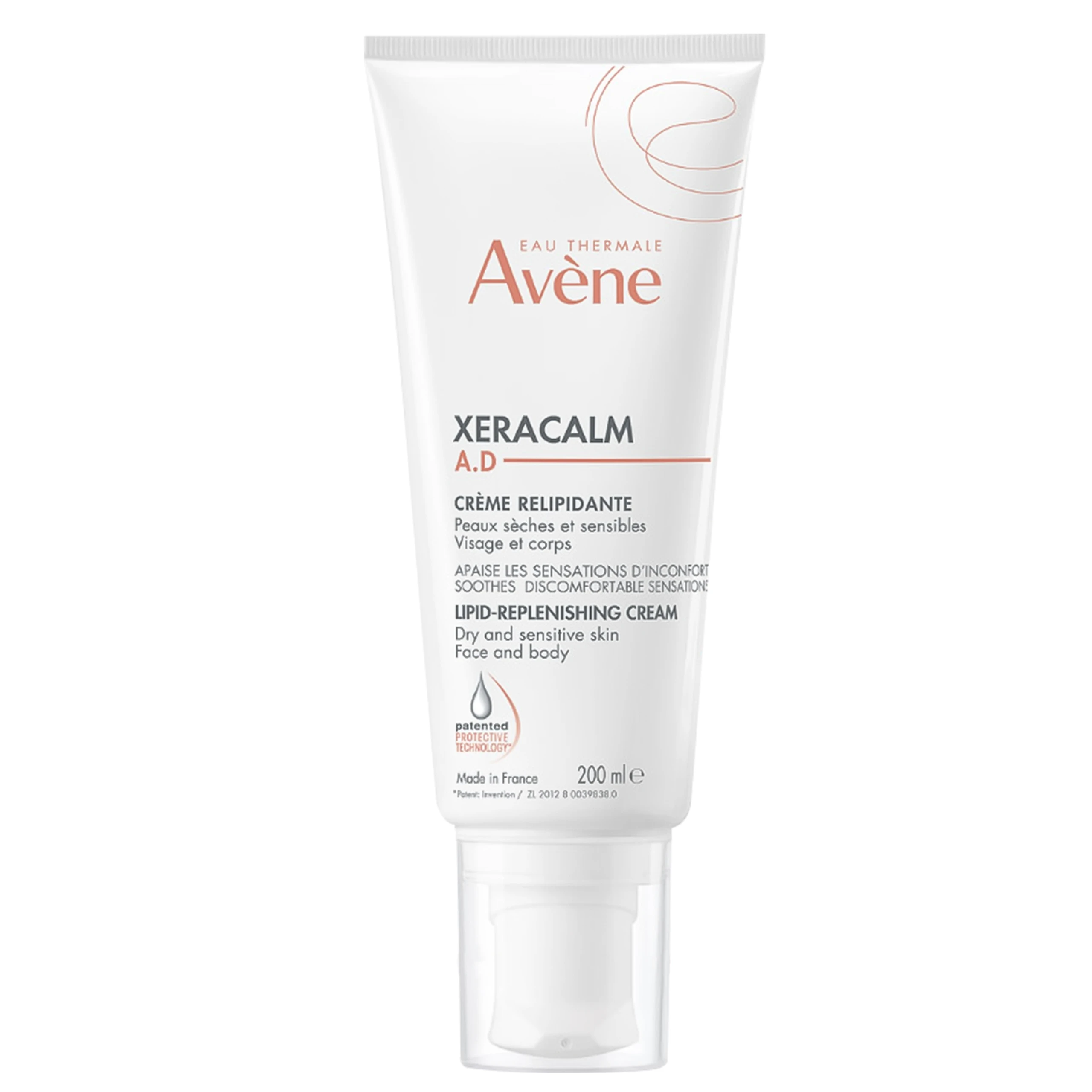 Kem bôi dưỡng ẩm cho da chàm, da khô Avene Xeracalm A.D Cream 200ml