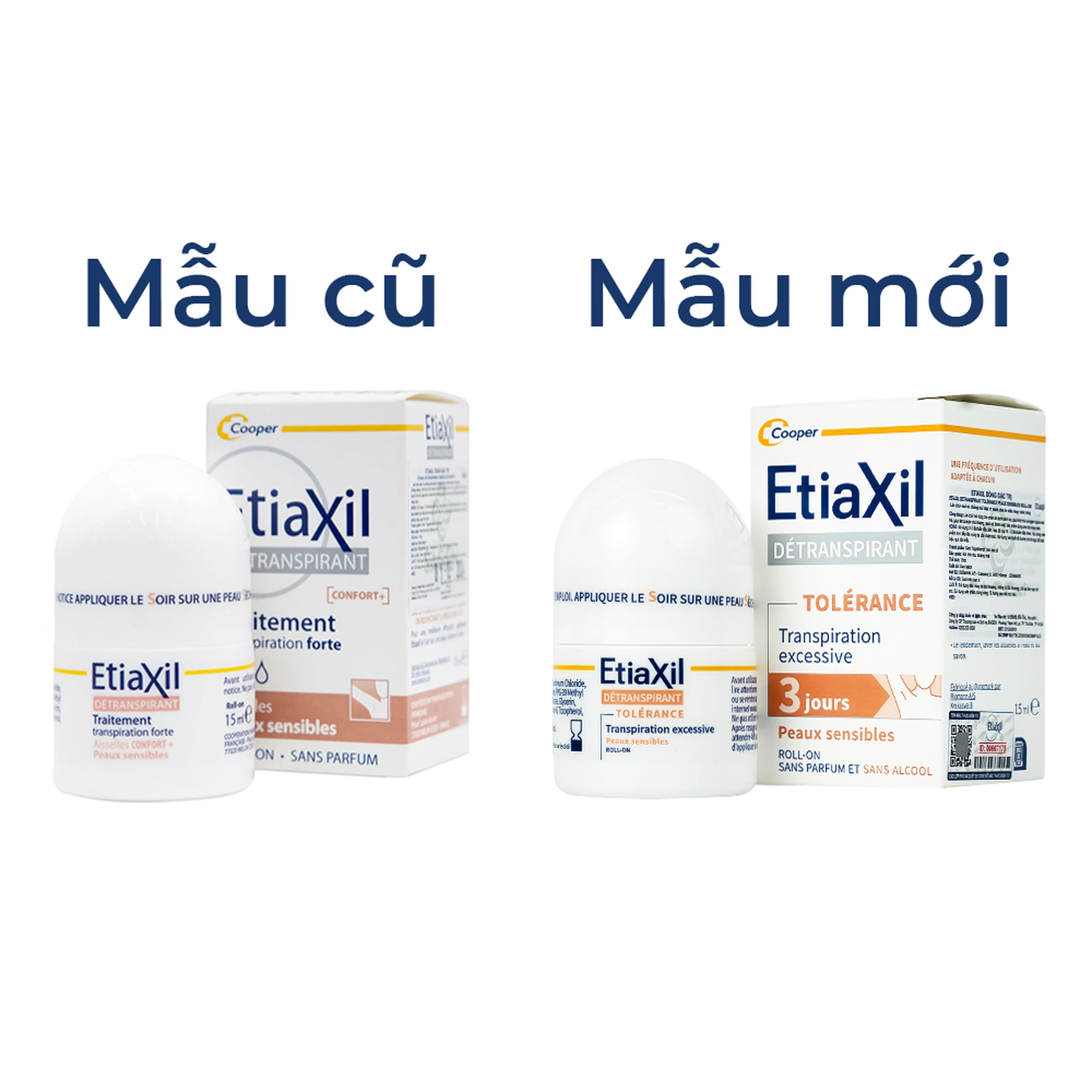 Lăn khử mùi Etiaxil Detranspirant Peaux Sensibles cho da siêu nhạy cảm 15ml