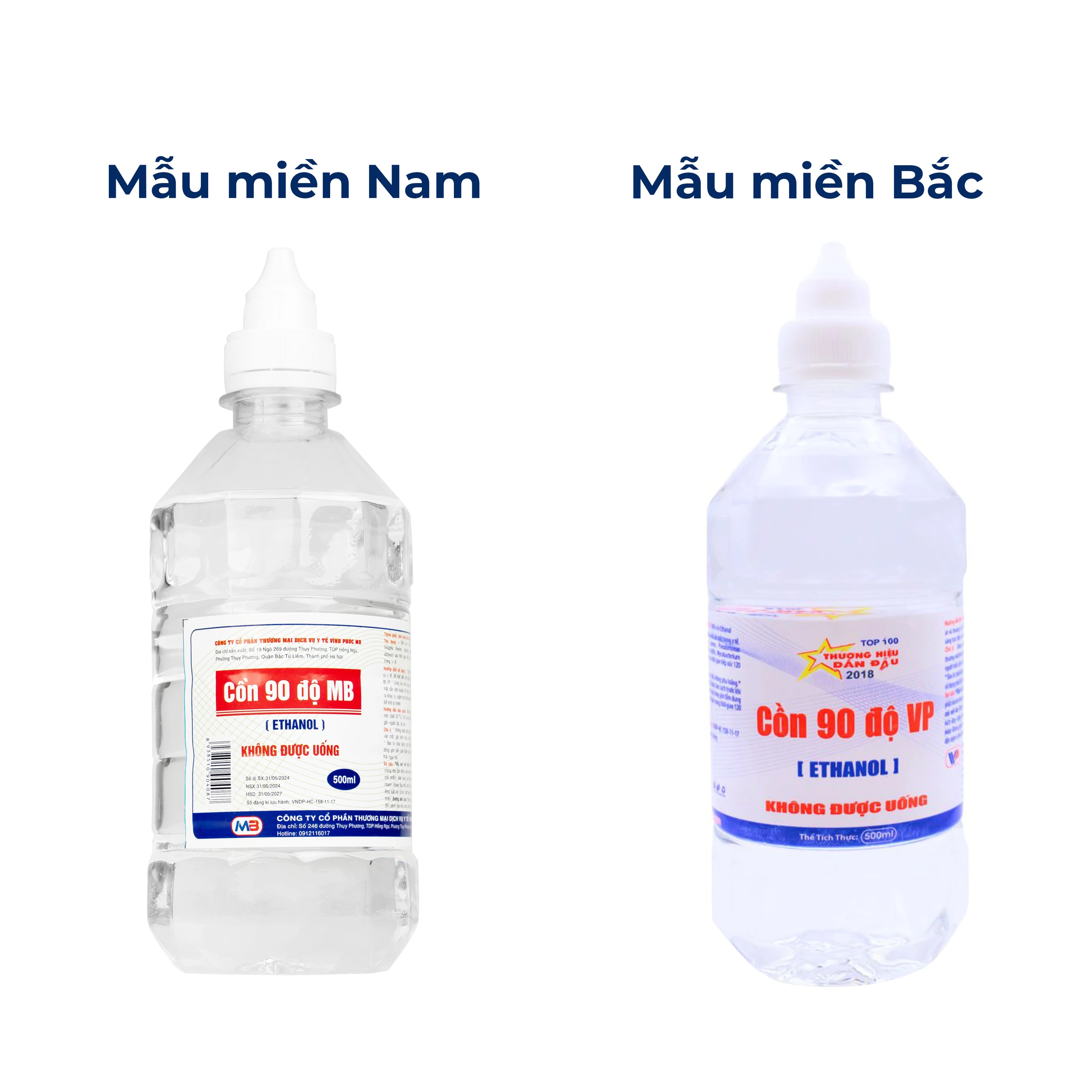 Cồn 90 độ Vĩnh Phúc 500ml dùng sát trùng vết thương và tiệt trùng dụng cụ y tế