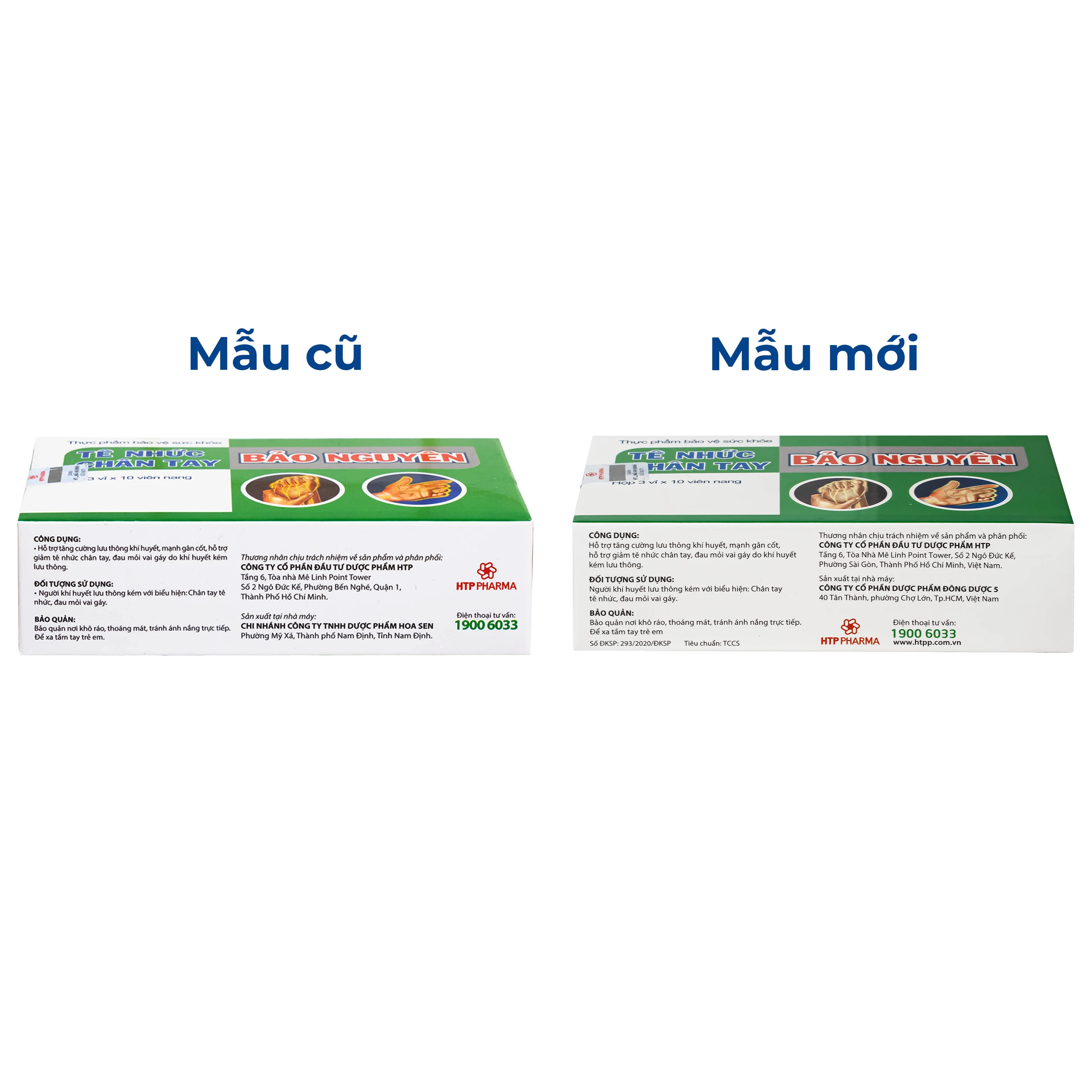 Viên uống hỗ trợ giảm tê nhức chân tay, đau mỏi vai gáy, tăng cường lưu thông khí huyết Tê Nhức Chân Tay Bảo Nguyên (3 vỉ x 10 viên) 6