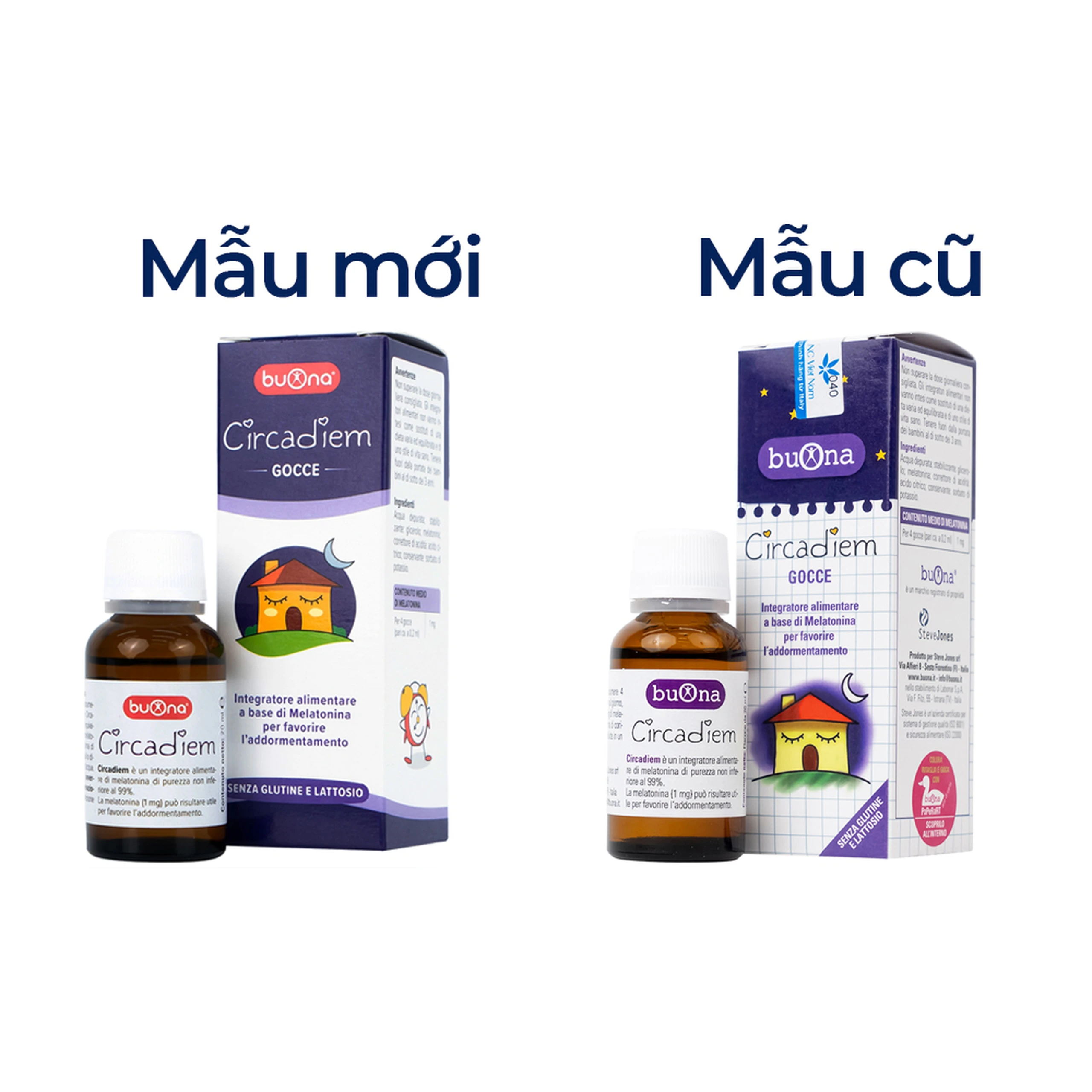 Dung dịch hỗ trợ giúp ngủ ngon Buona Circadiem (20ml)