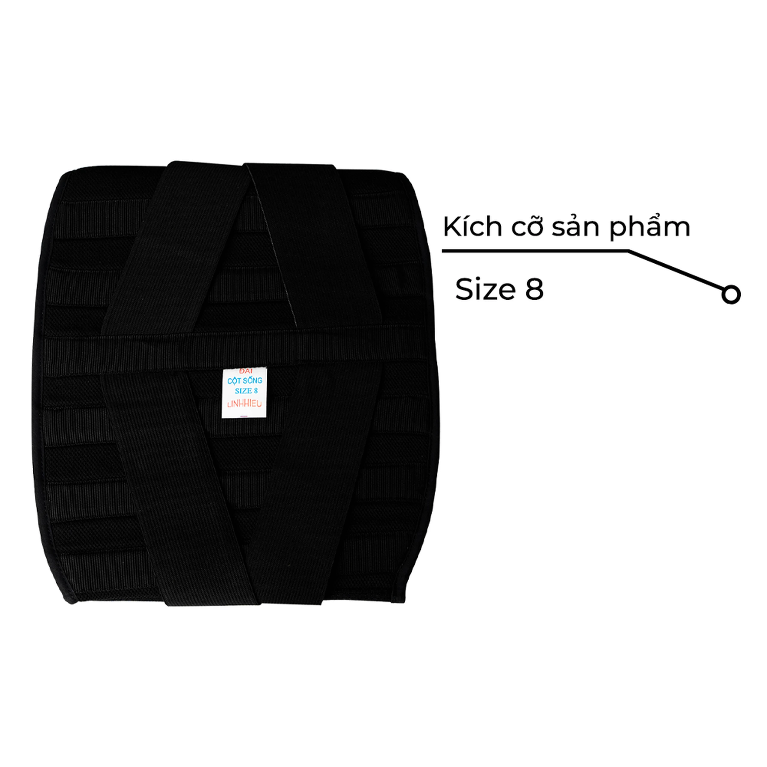 Đai cột sống size 8 Linh Hiếu