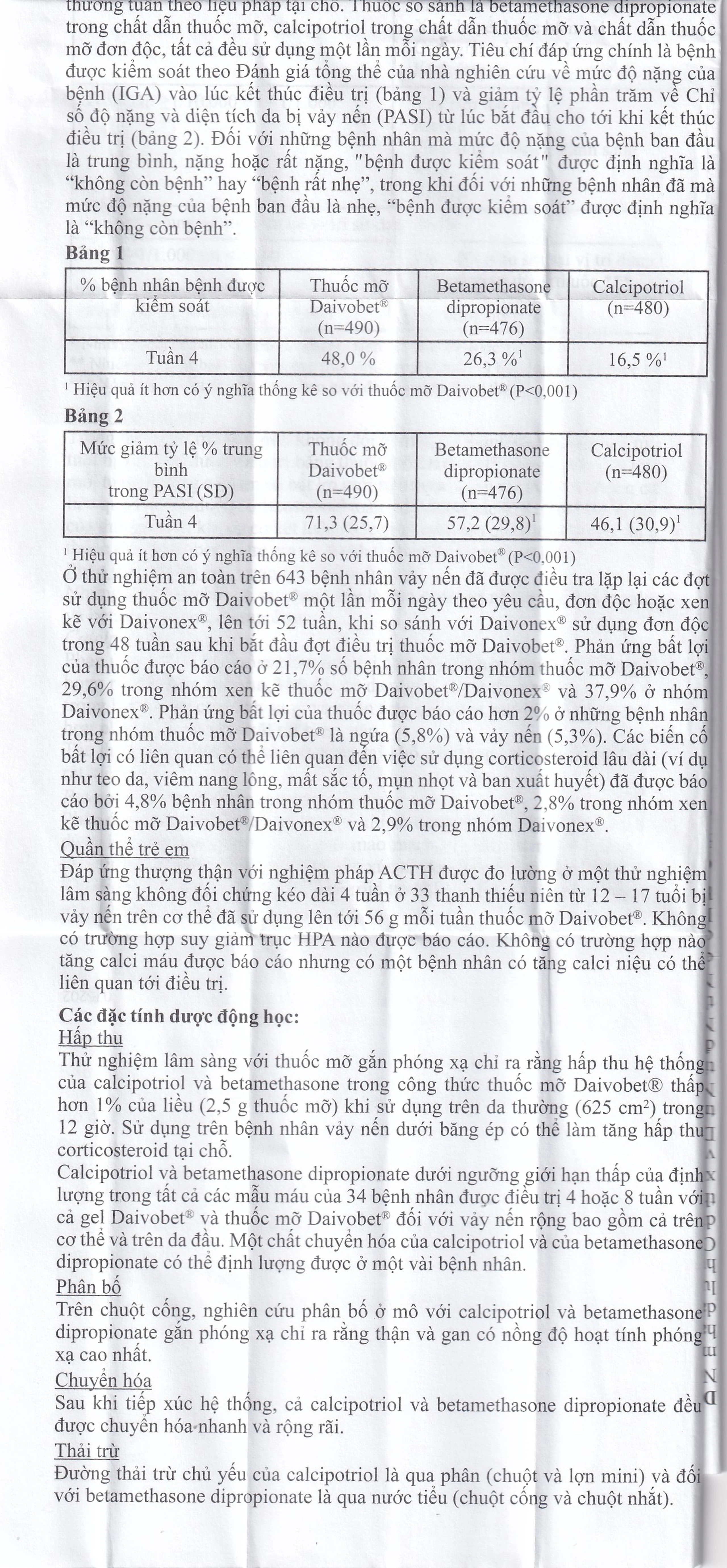 Thuốc mỡ Daivobet LEO điều trị bệnh vảy nến mảng mạn tính (15g)