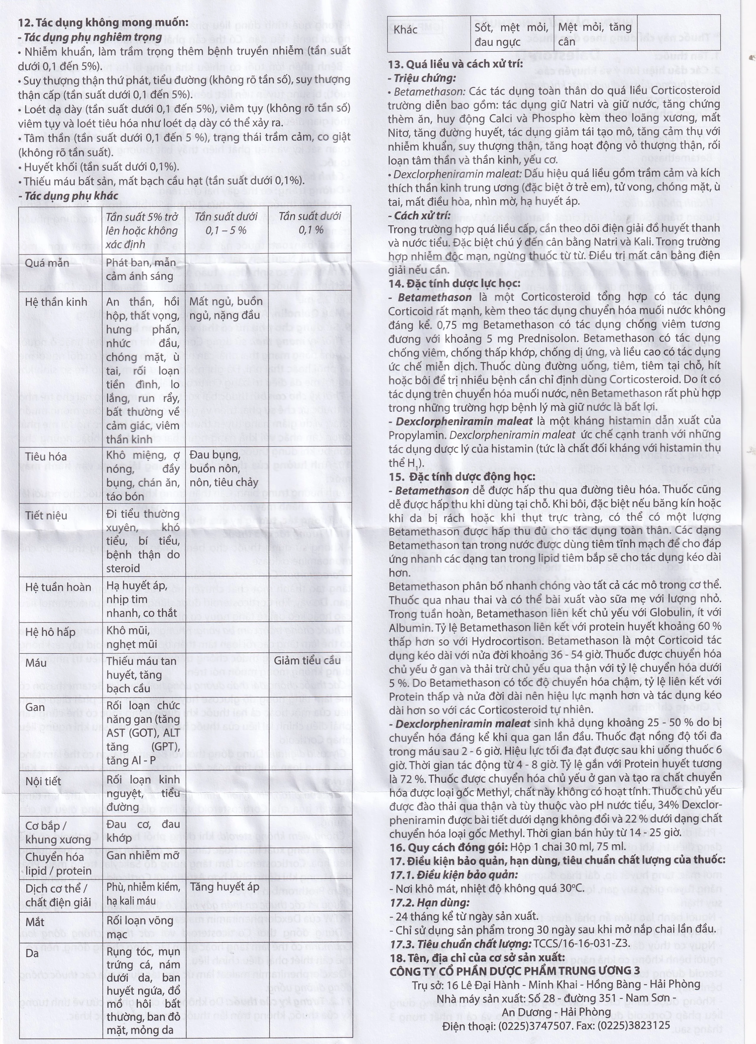 Siro Daleston-D TW3 chống dị ứng, chống viêm (30ml)