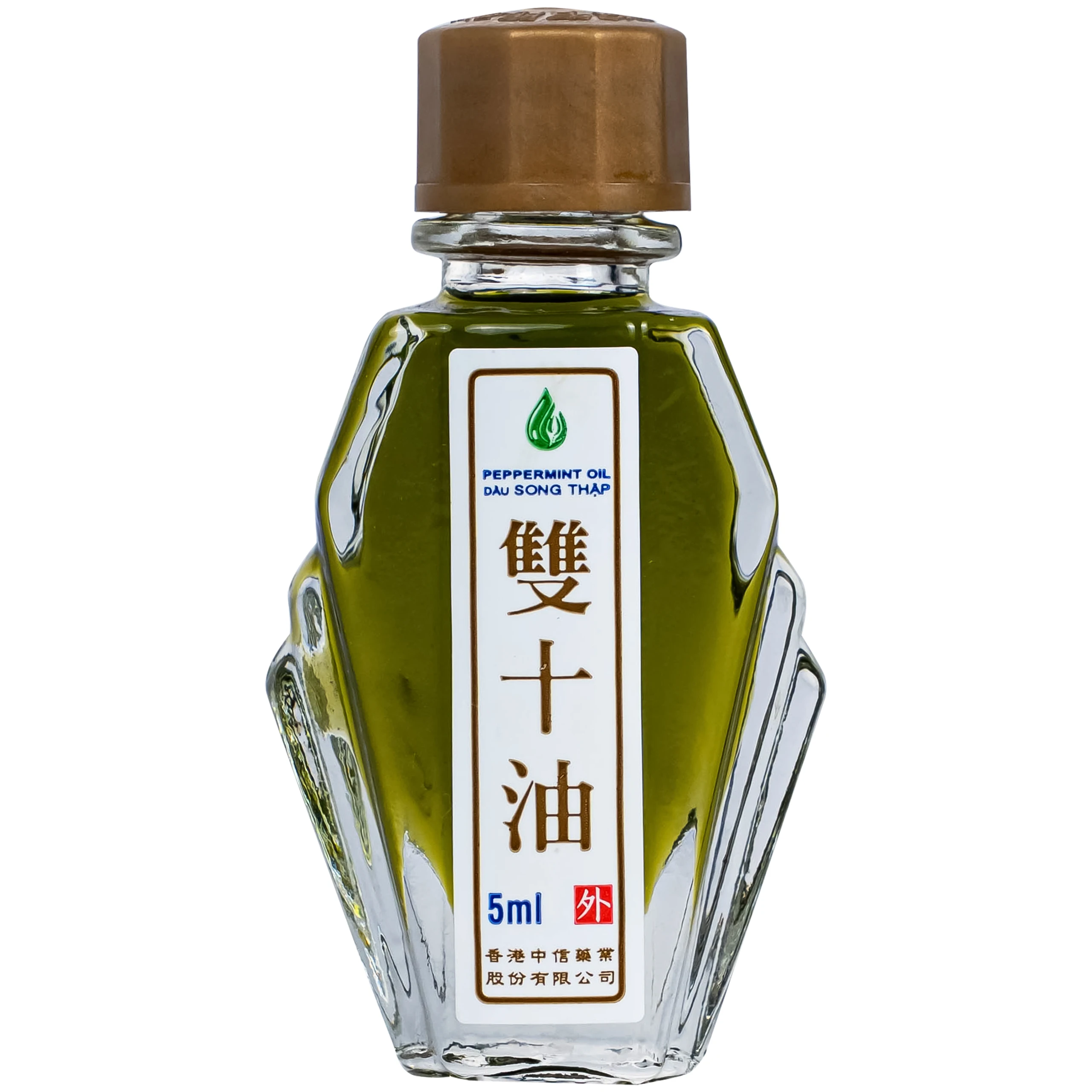 Dầu gió Song Thập Peppermint oil 5ml Hong Kong Zung Seon