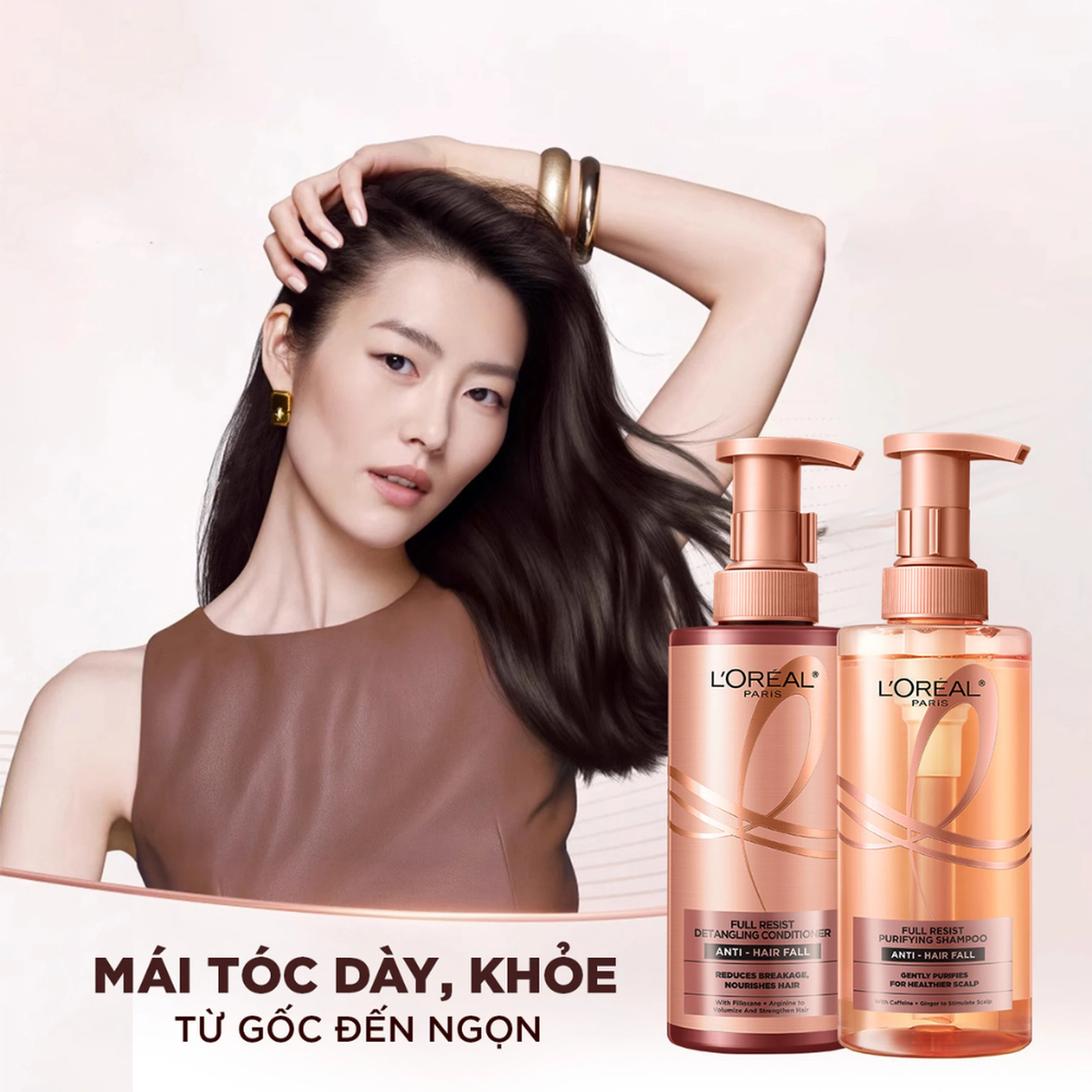 Dầu gội L'oreal full resist purifying giảm gãy rụng tóc giúp tóc chắc khỏe (440ml) 6