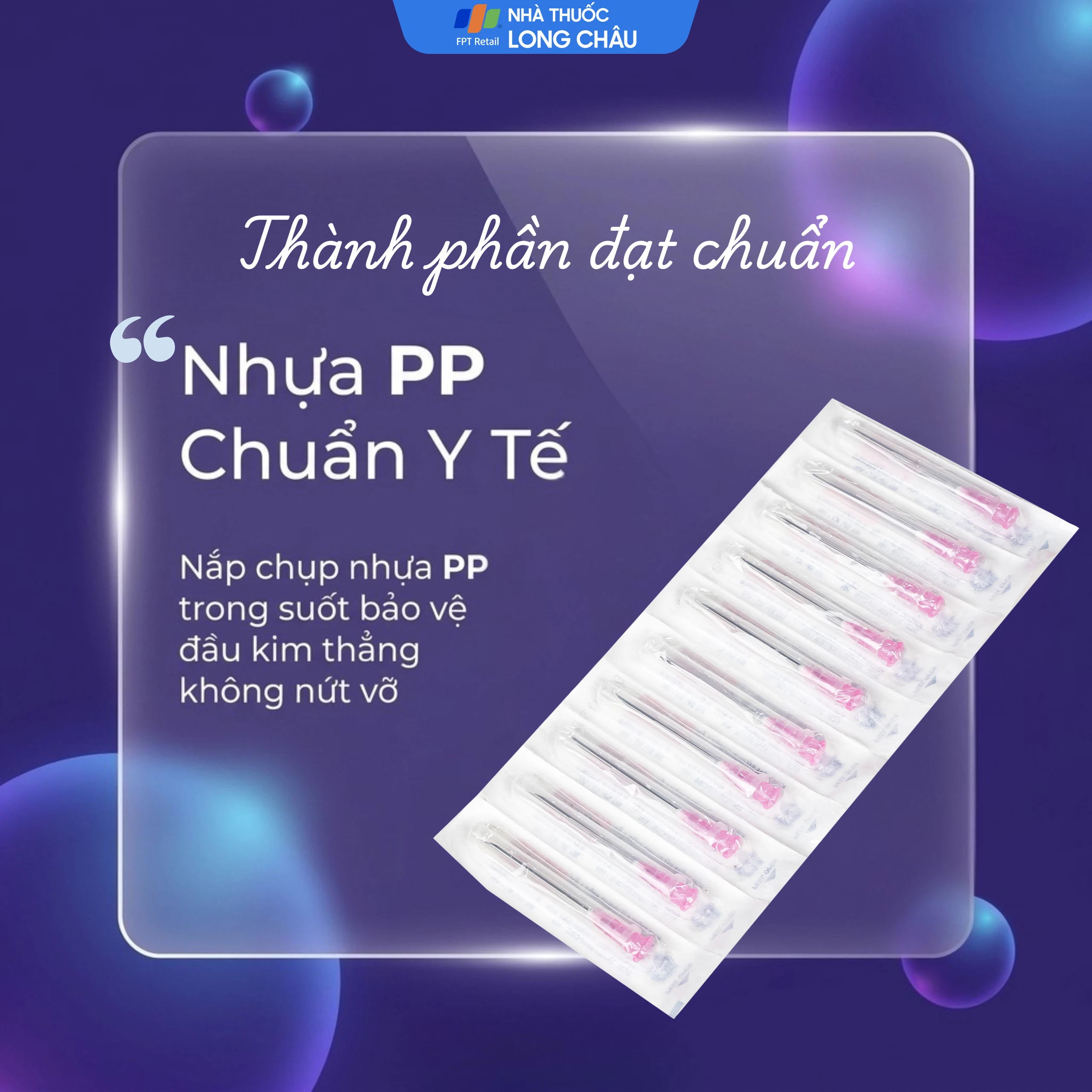 Đầu kim 18G Vinahankook vô trùng, dùng một lần (100 cái) 6