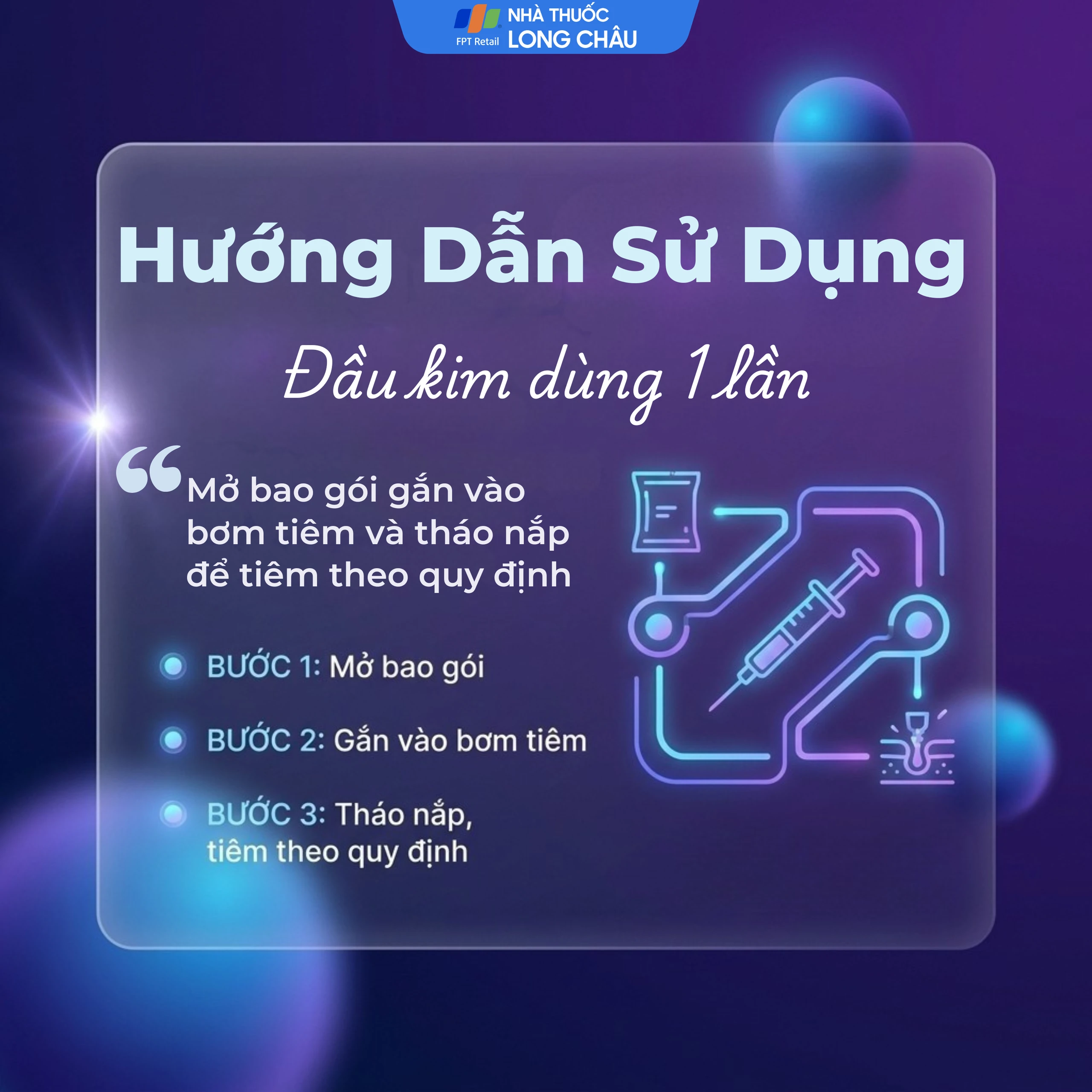 Đầu kim 18G Vinahankook vô trùng, dùng một lần (100 cái) 7
