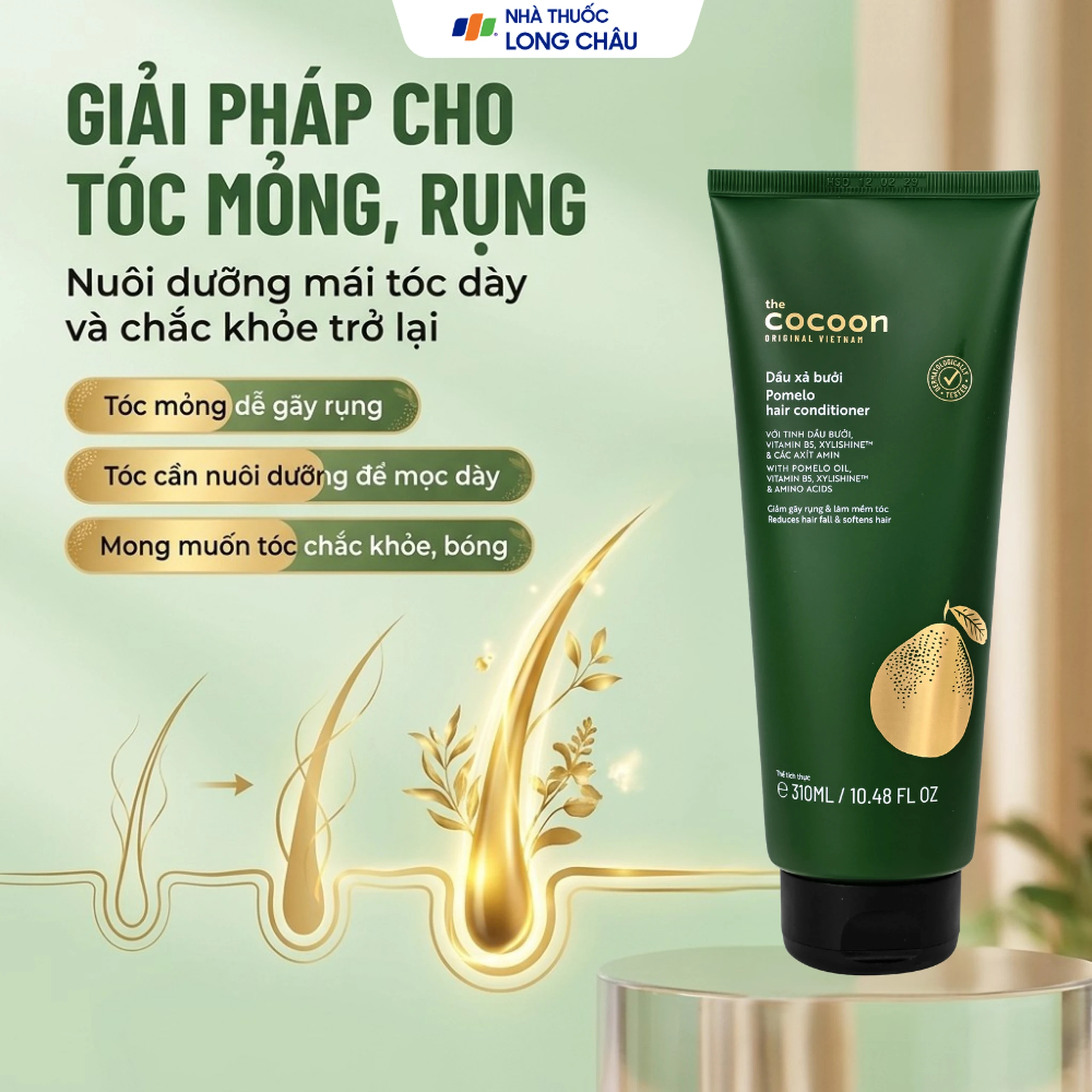Dầu xả bưởi Cocoon 310ml 4