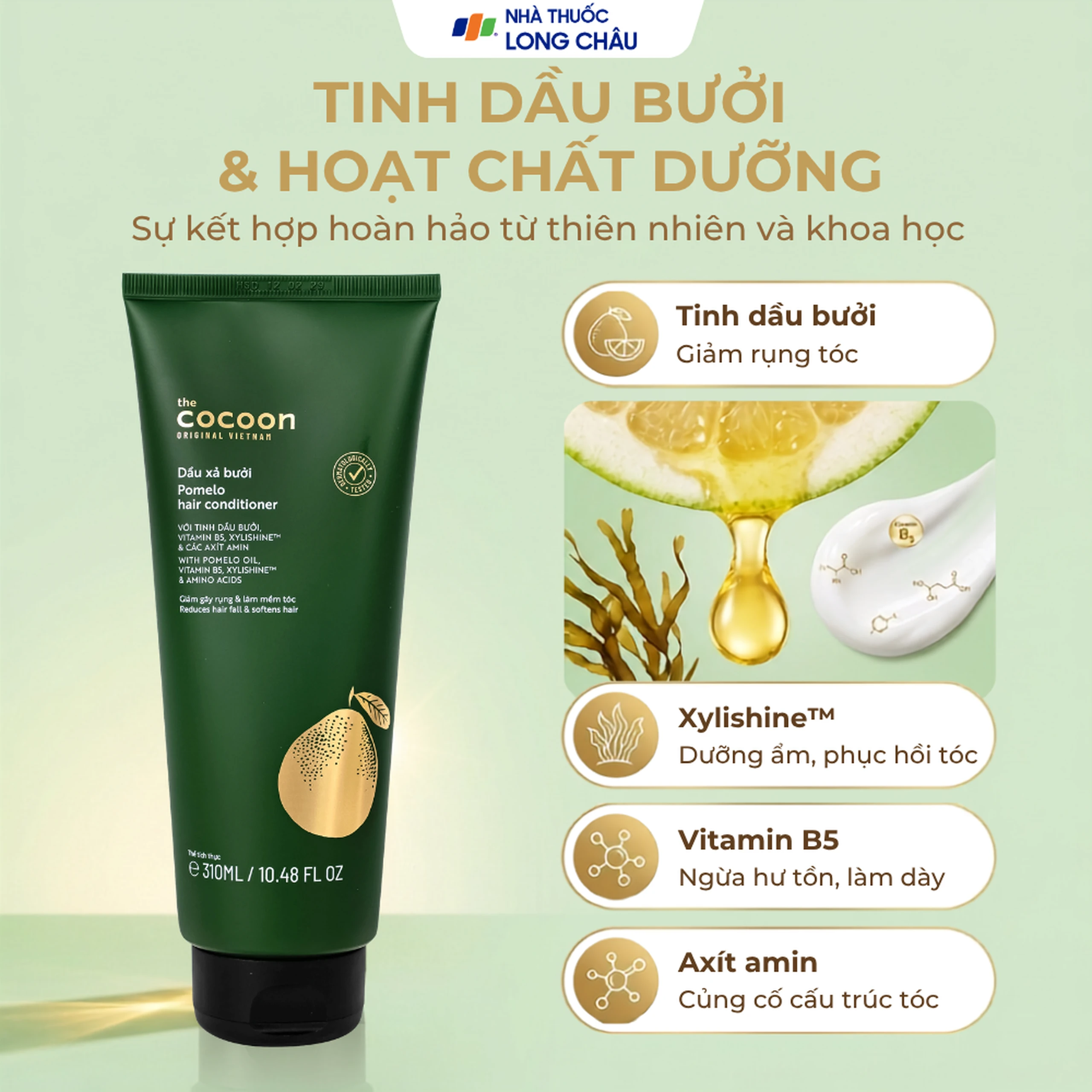Dầu xả bưởi Cocoon 310ml 3
