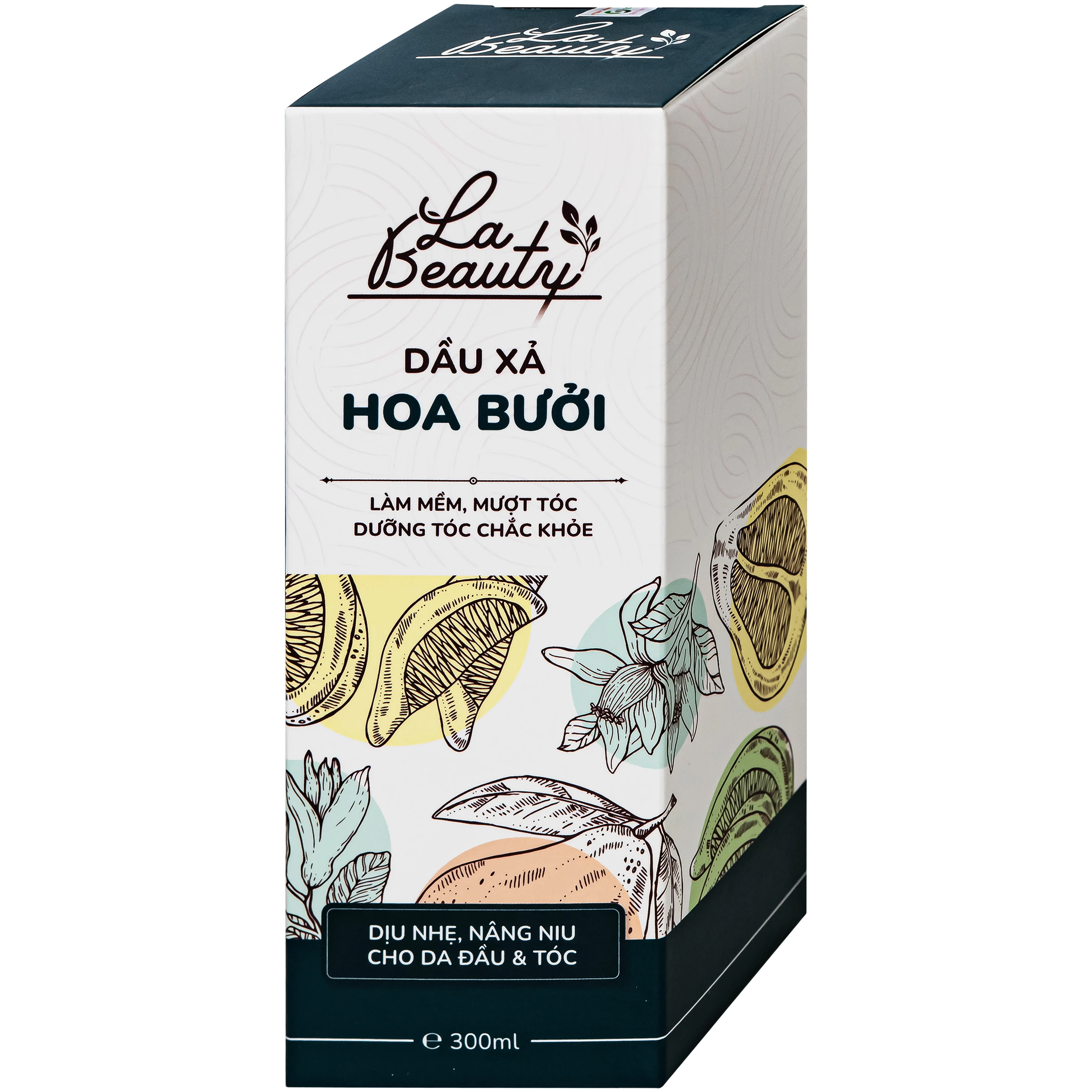 Dầu xả Hoa Bưởi La Beauty mượt tóc và giảm gãy rụng (300ml)