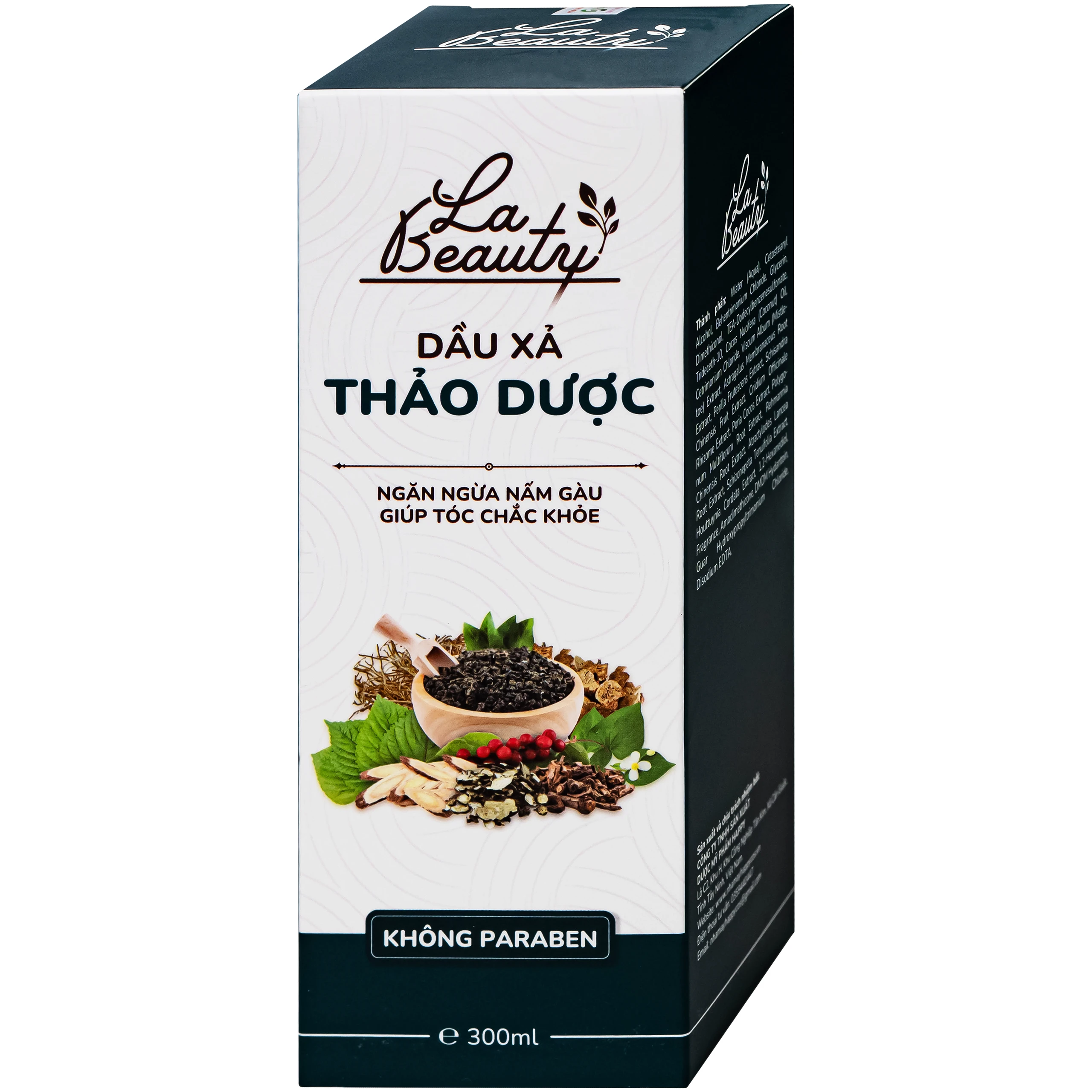 Dầu xả Thảo Dược La Beauty nuôi dưỡng da đầu, cho tóc suôn mượt (300ml)
